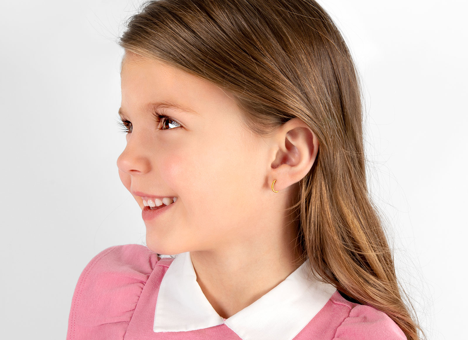 Earring Shown on 4 Year Old Girl