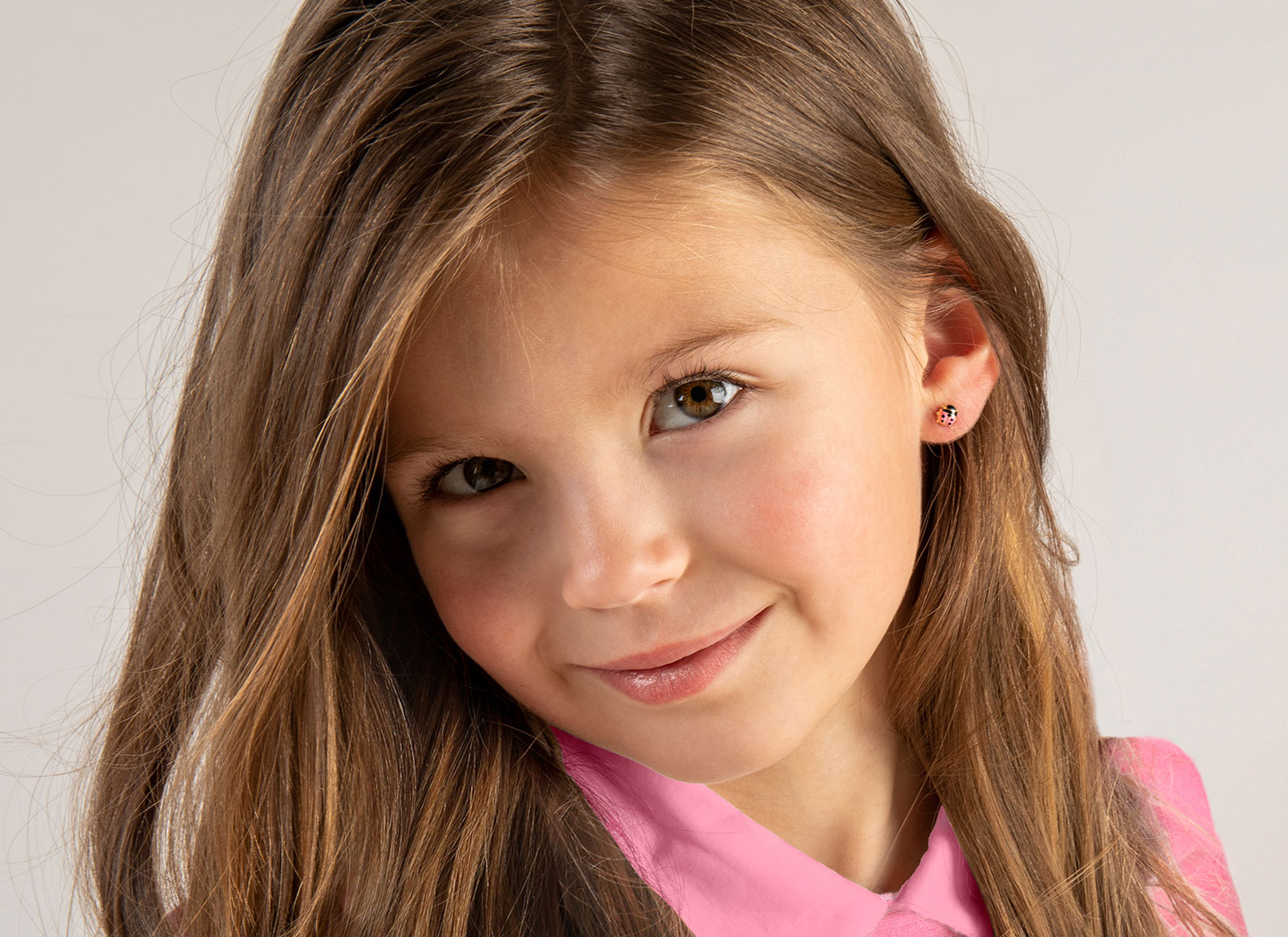 Earring Shown on 6 Year Old Girl