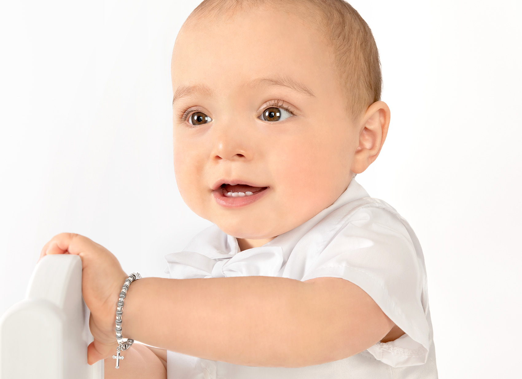 Example Bracelet Shown on 1 Year Old Boy