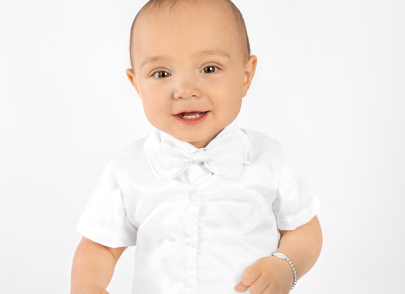 Example Bracelet Shown on 1 Year Old Boy