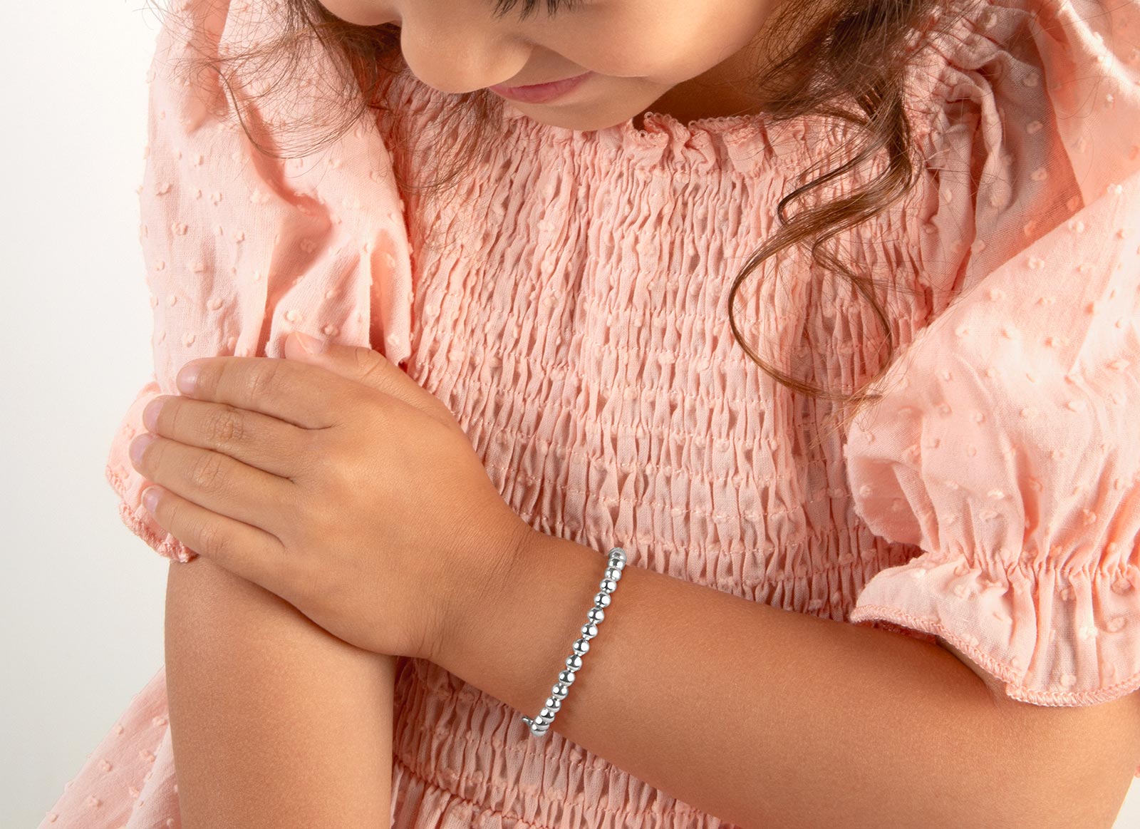 Example Bracelet Shown on 4 Year Old Girl<br />&nbsp;