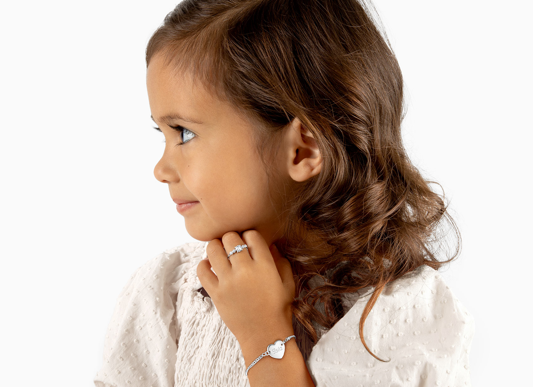 Example Bracelet Shown on 3 Year Old Girl