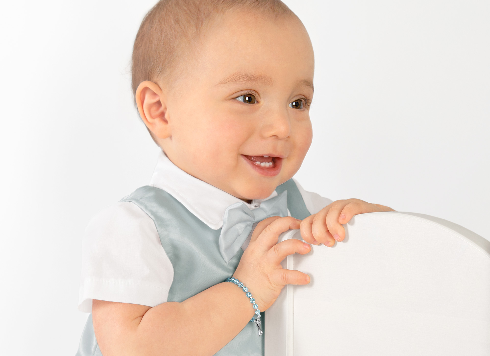 Example Bracelet Shown on 1 Year Old Boy