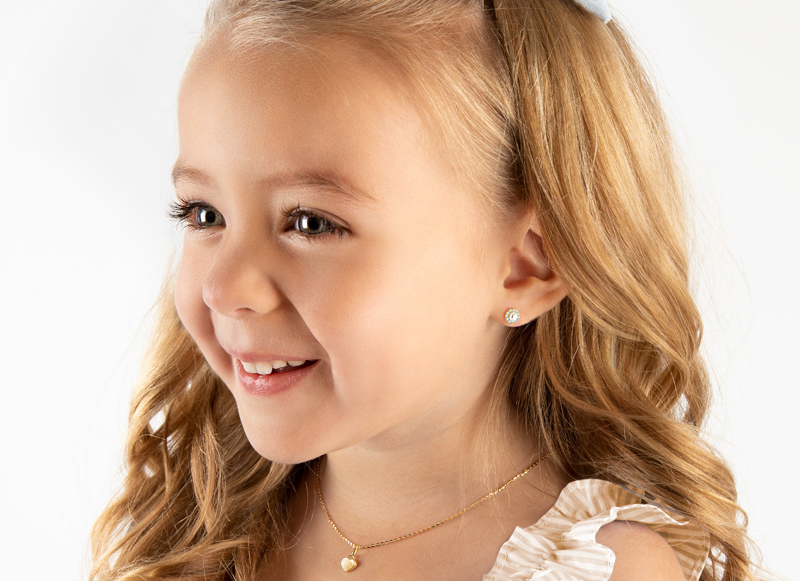 Earring Shown on 3 Year Old Girl