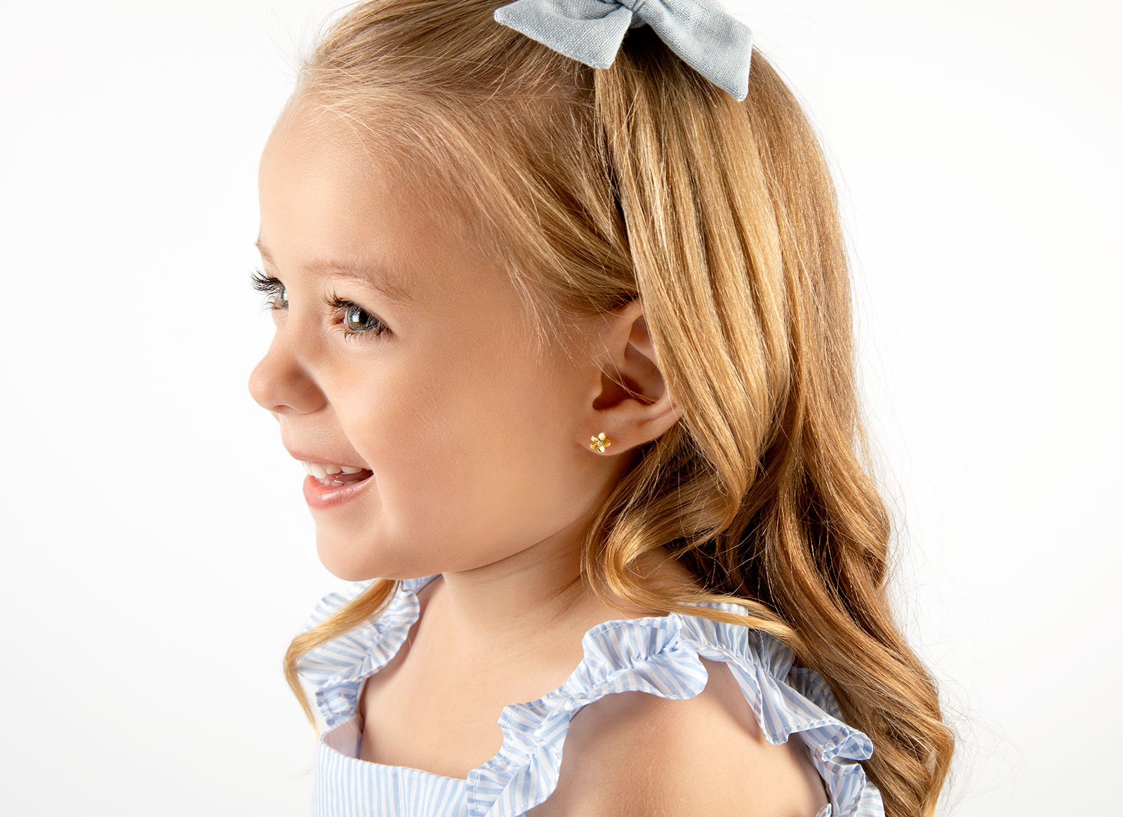 Earring Shown on 3 Year Old Girl