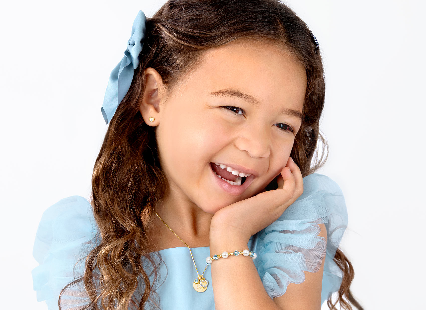 Example Bracelet Shown on 5 Year Old Girl