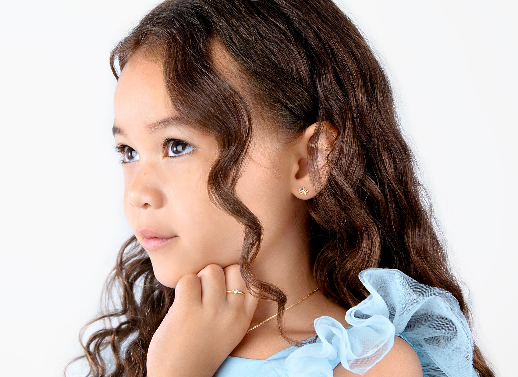 Earring Shown on 5 Year Old Girl