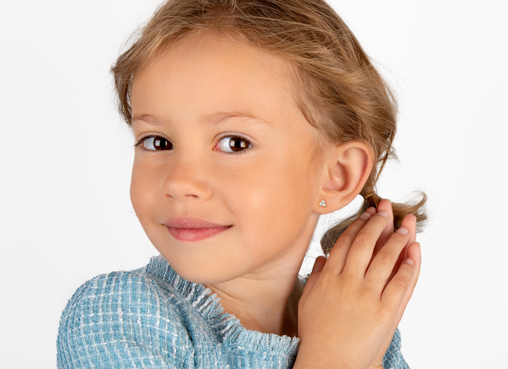 Earring Shown on 6 Year Old Girl