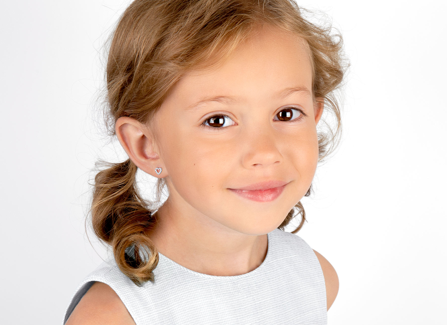 Earring Shown on 6 Year Old Girl