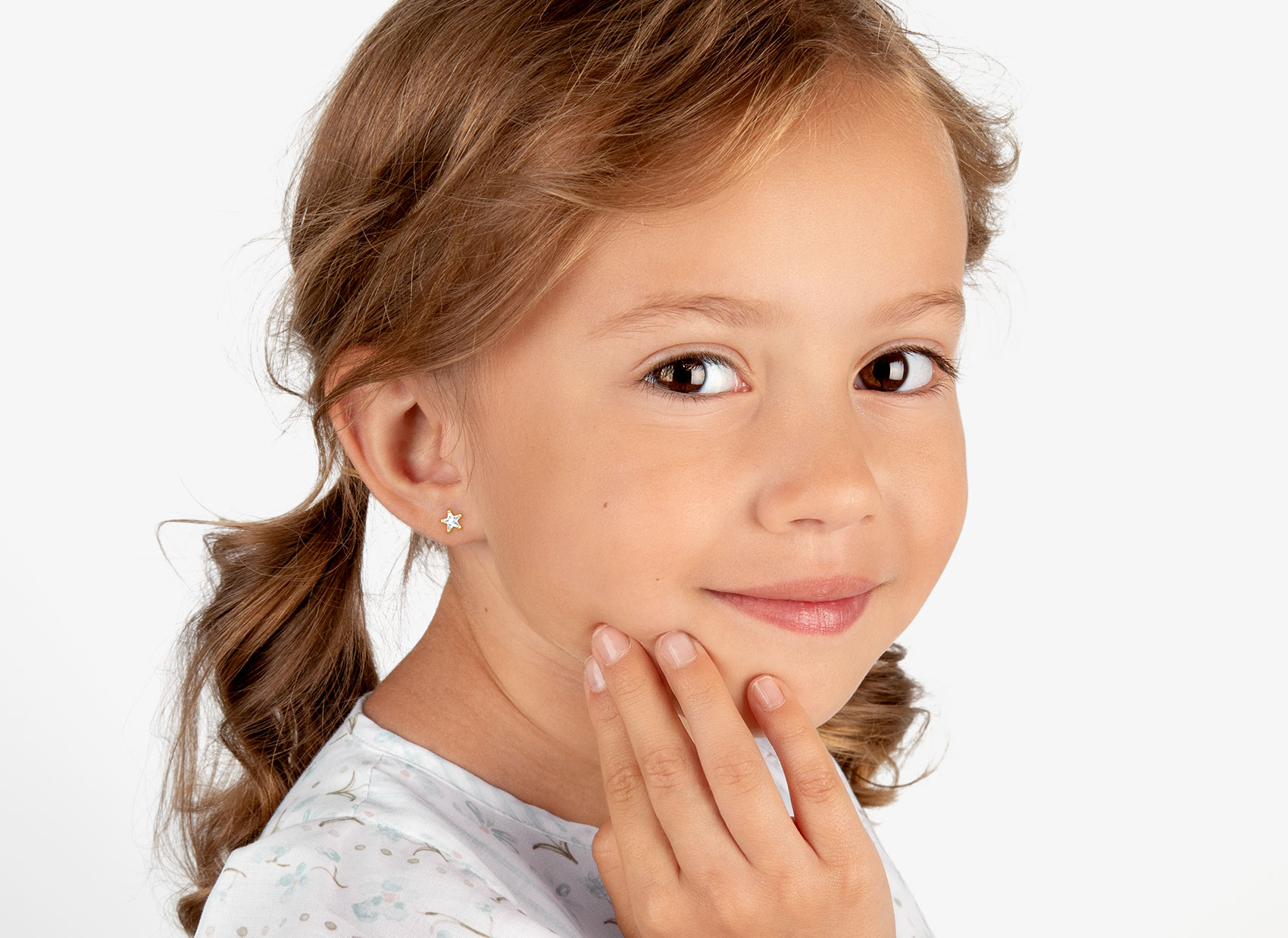 Earring Shown on 6 Year Old Girl