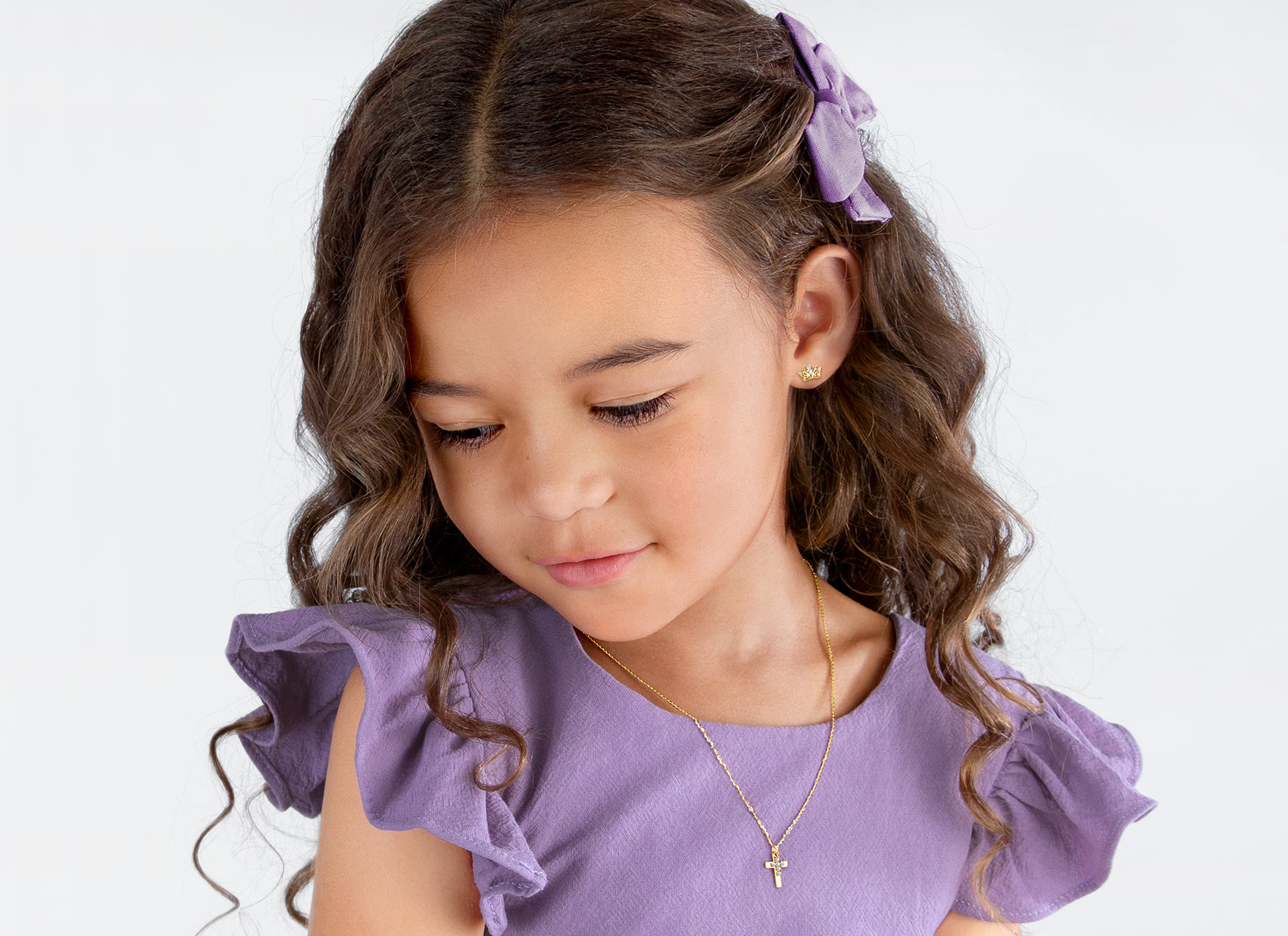 Necklace Shown on 5 Year Old Girl