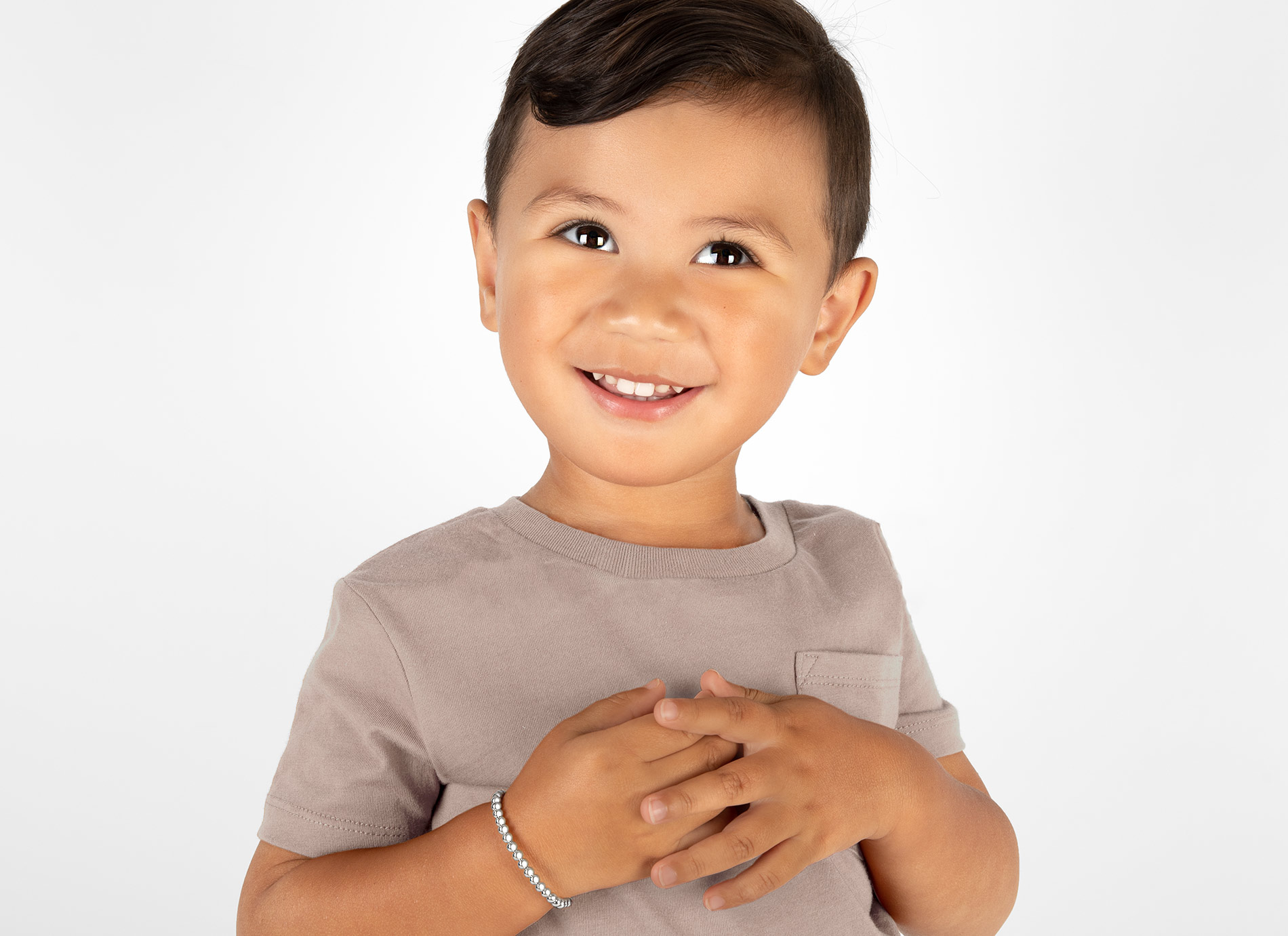 Example Bracelet Shown on 3 Year Old Boy