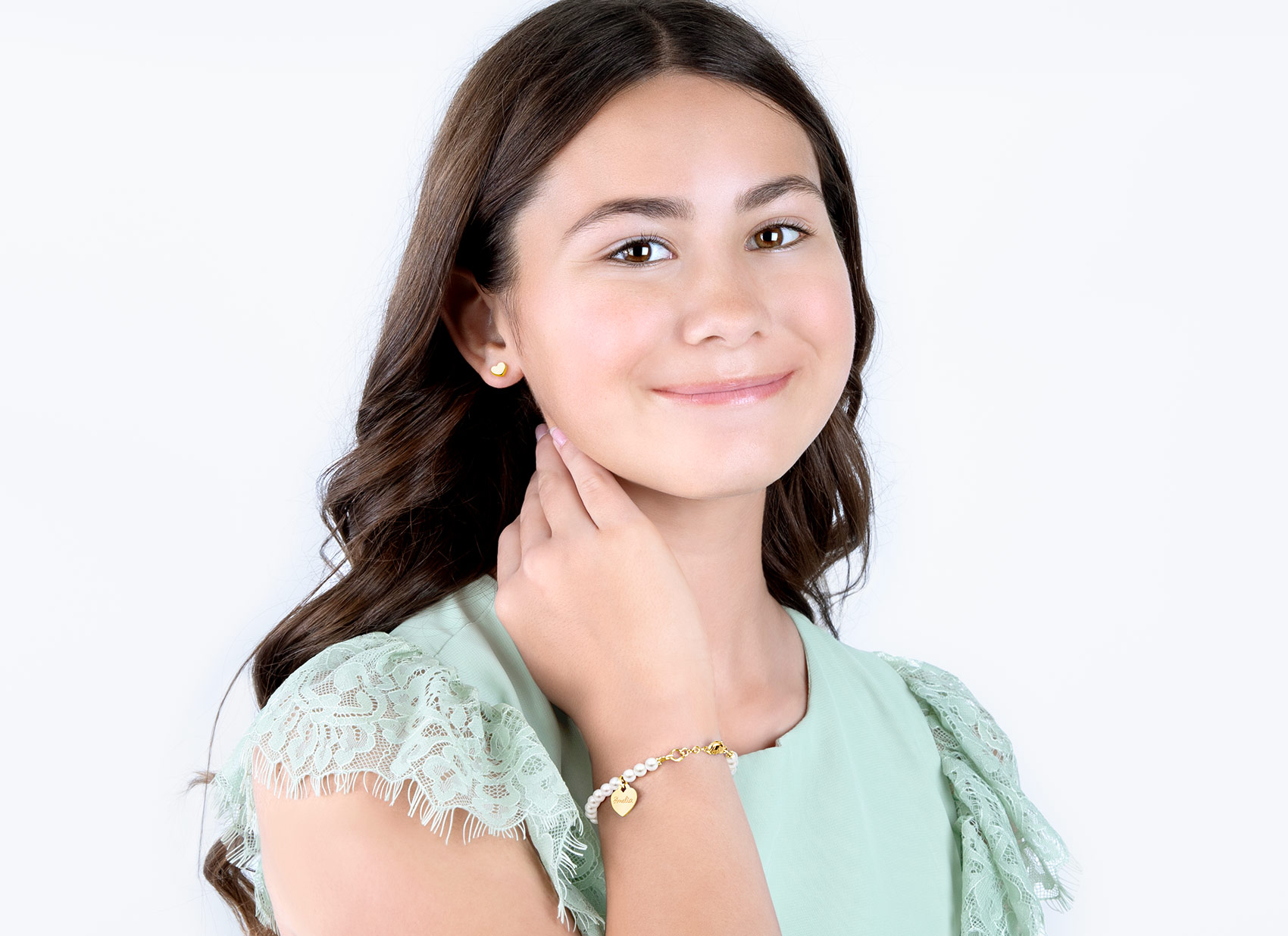 Example Bracelet Shown on 15 Year Old Girl