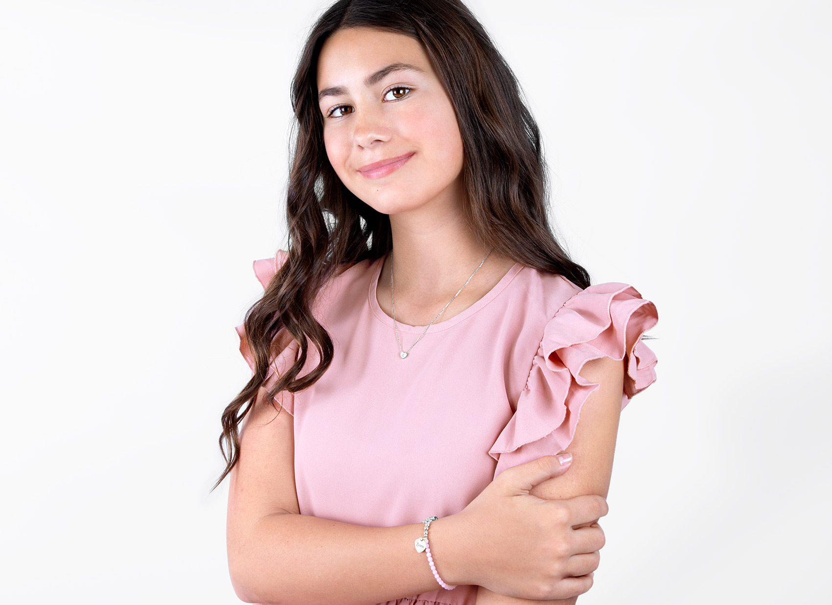Example Bracelet Shown on 15 Year Old Girl