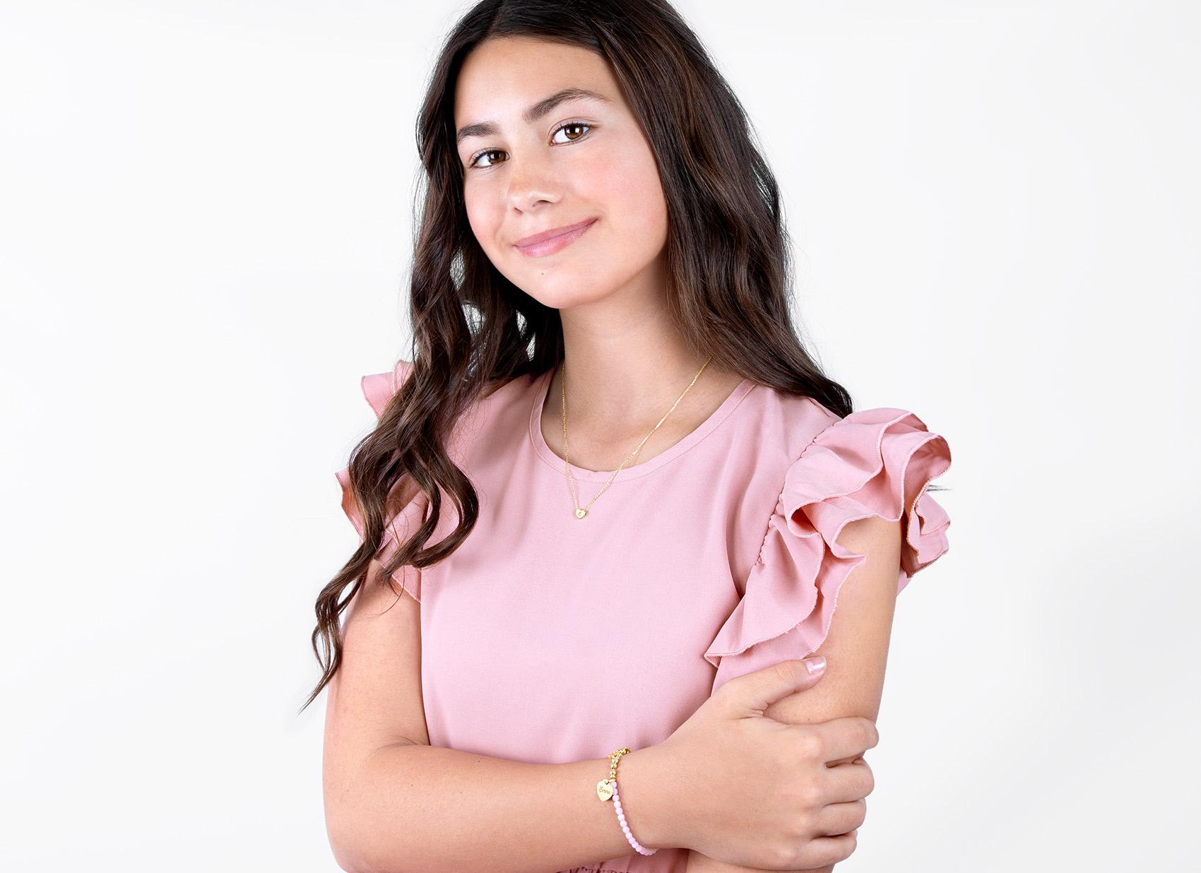Example Bracelet Shown on 15 Year Old Girl