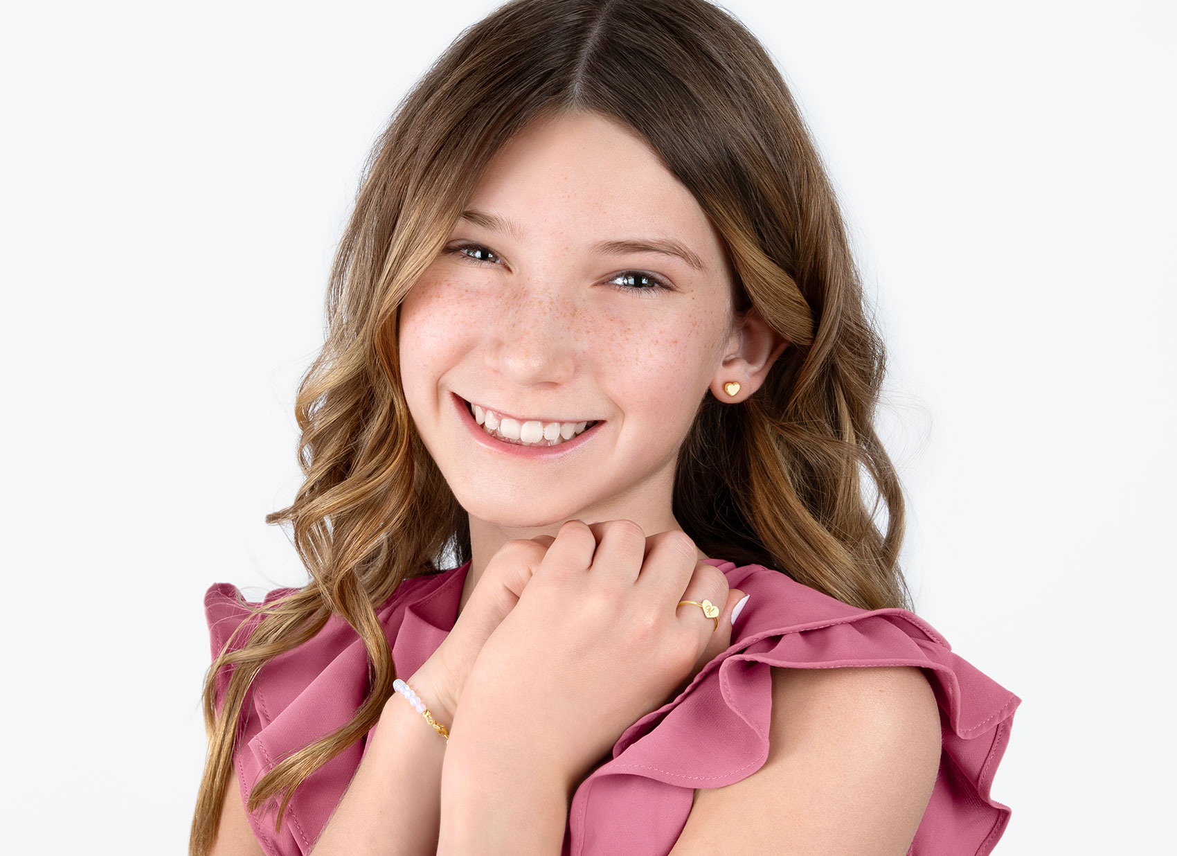 Earring Shown on 12 Year Old Girl