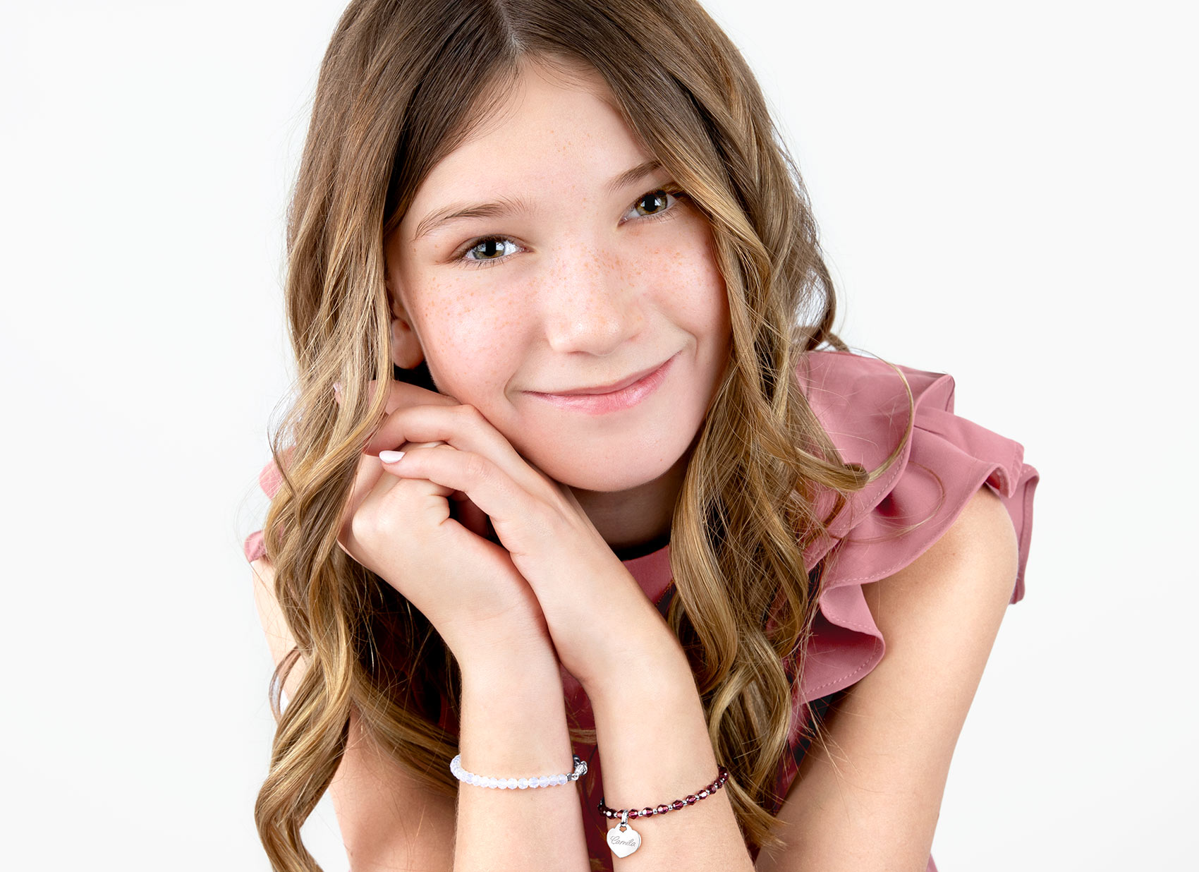 Example Bracelet Shown on 12 Year Old Girl