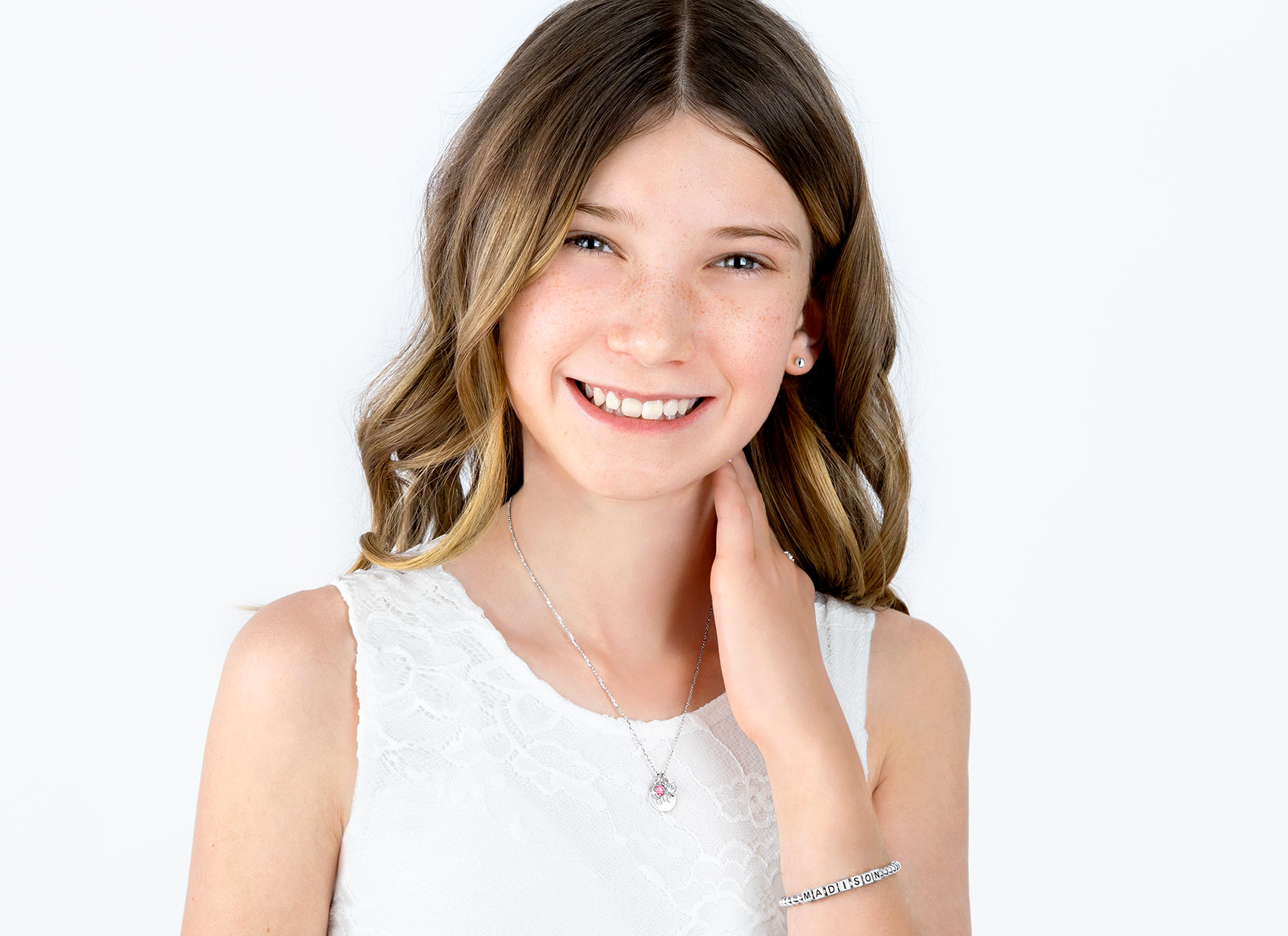 Example Bracelet Shown on 12 Year Old Girl