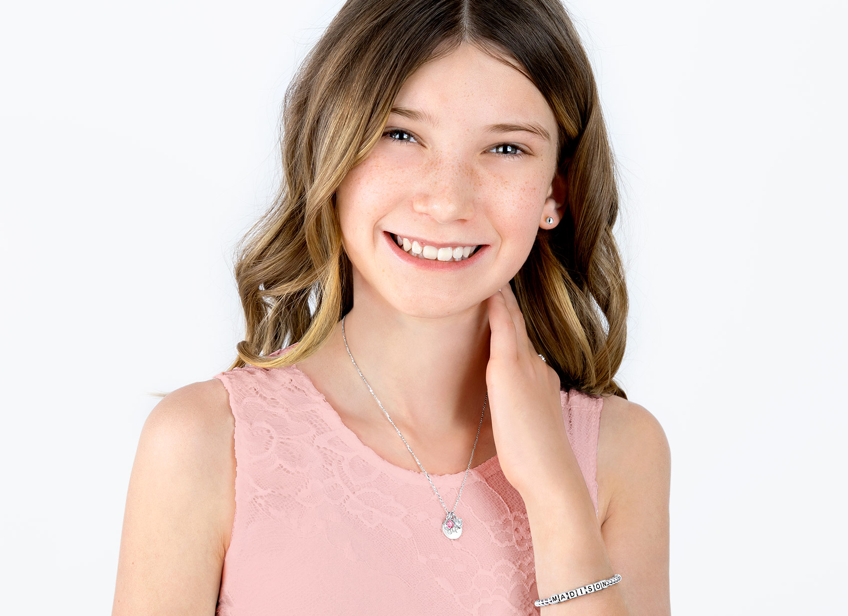 Example Bracelet Shown on 12 Year Old Girl