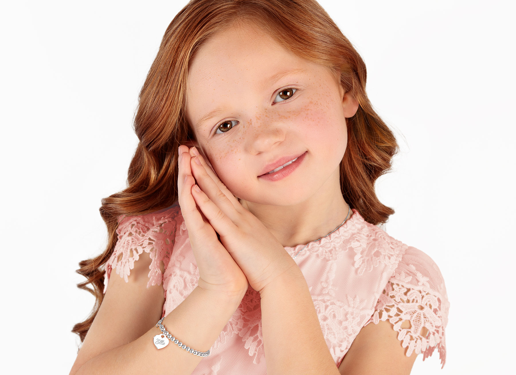 Example Bracelet Shown on 5 Year Old Girl