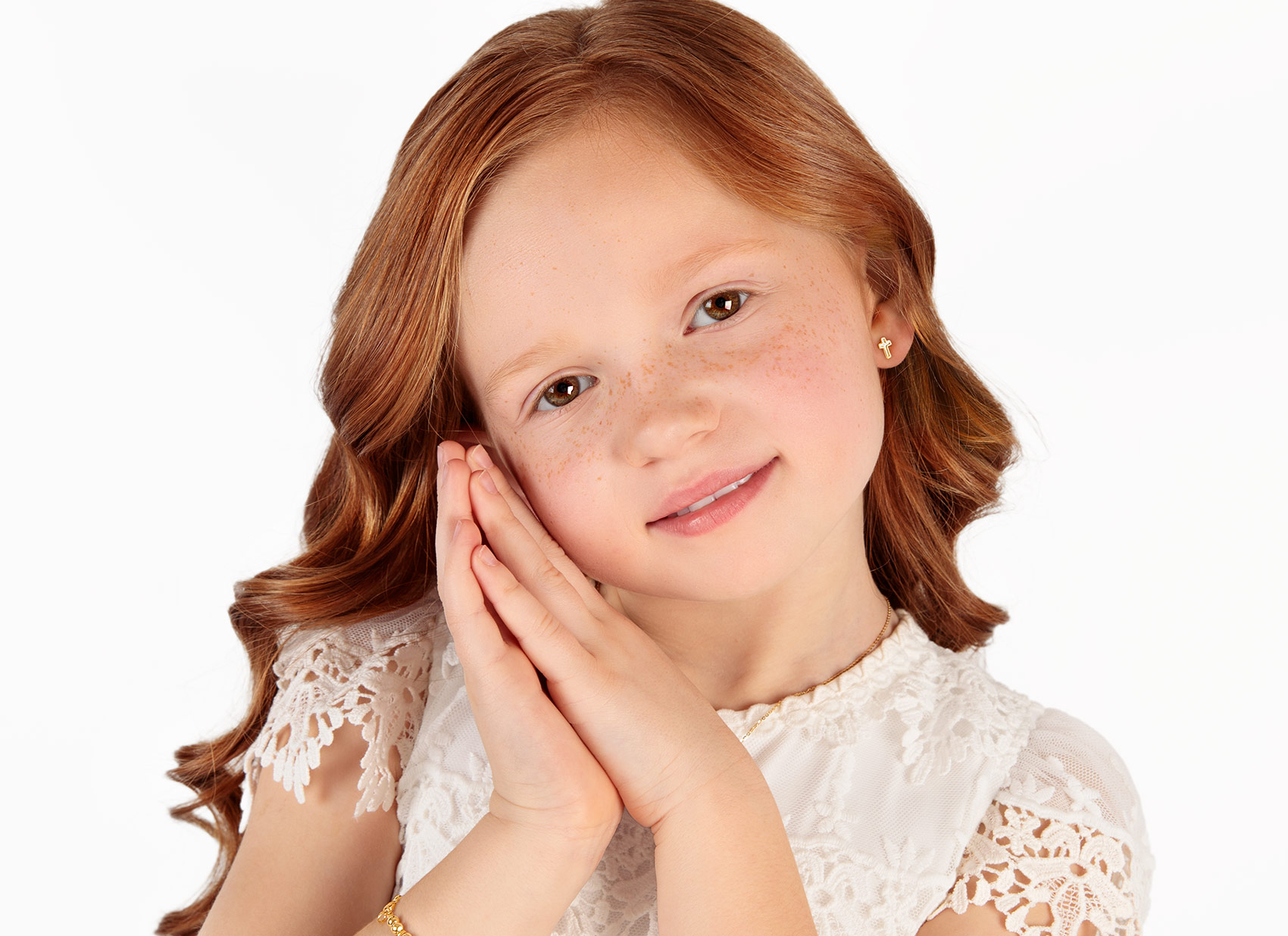 Earring Shown on 5 Year Old Girl