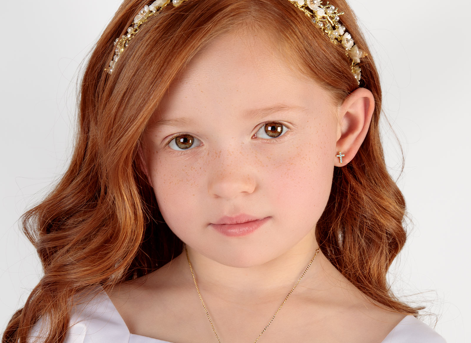 Earring Shown on 5 Year Old Girl