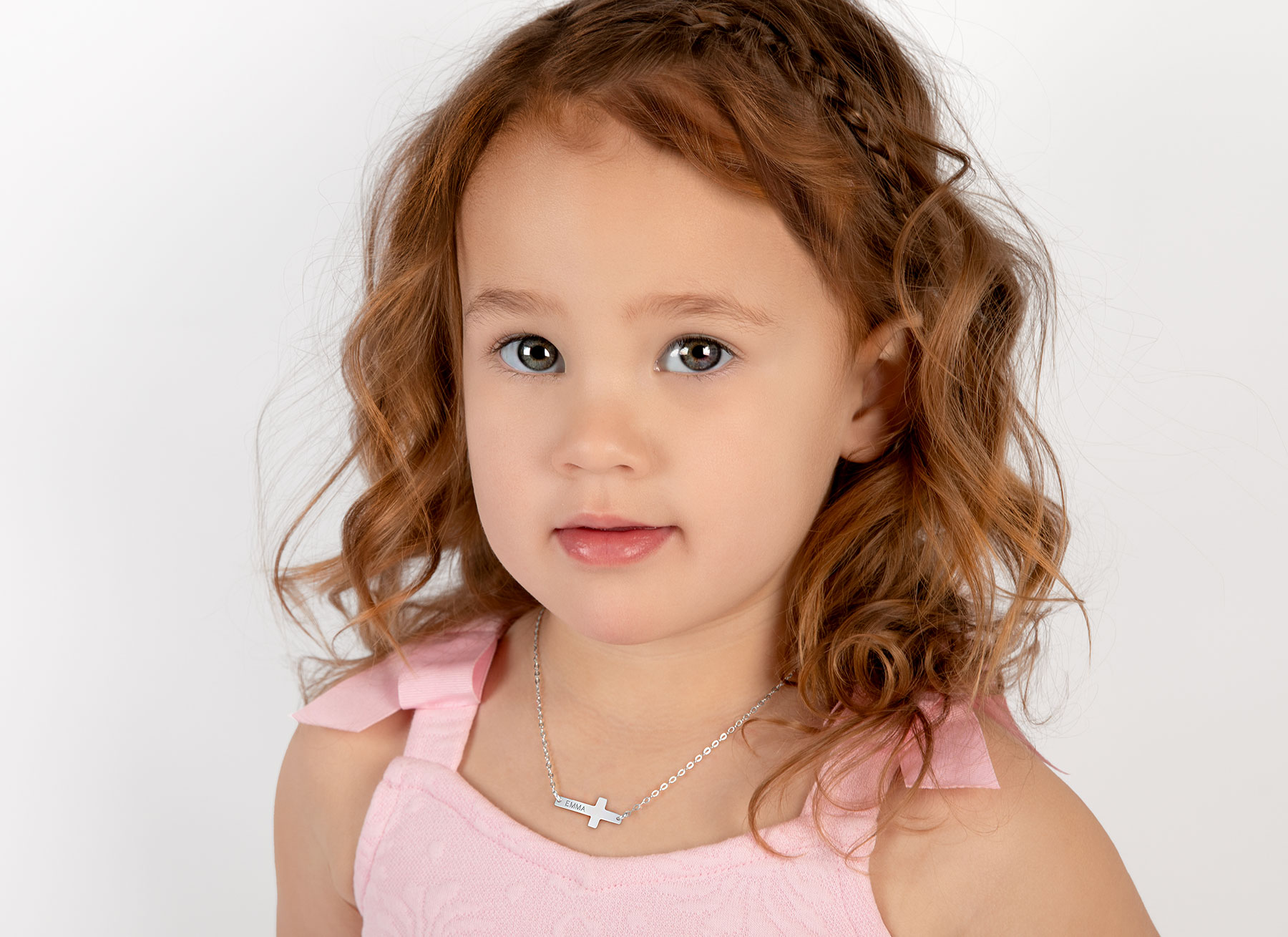 Necklace Shown on 2 Year Old Girl
