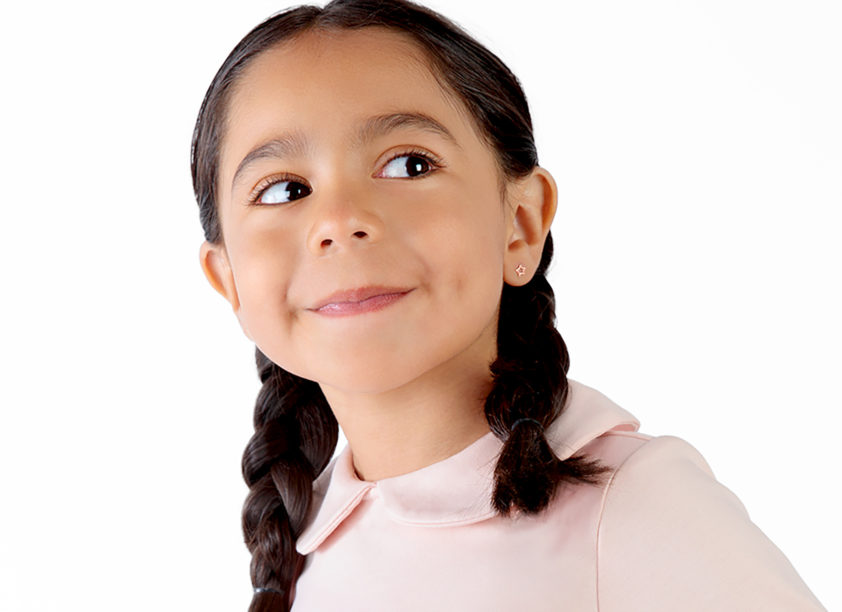 Earring Shown on 6 Year Old Girl