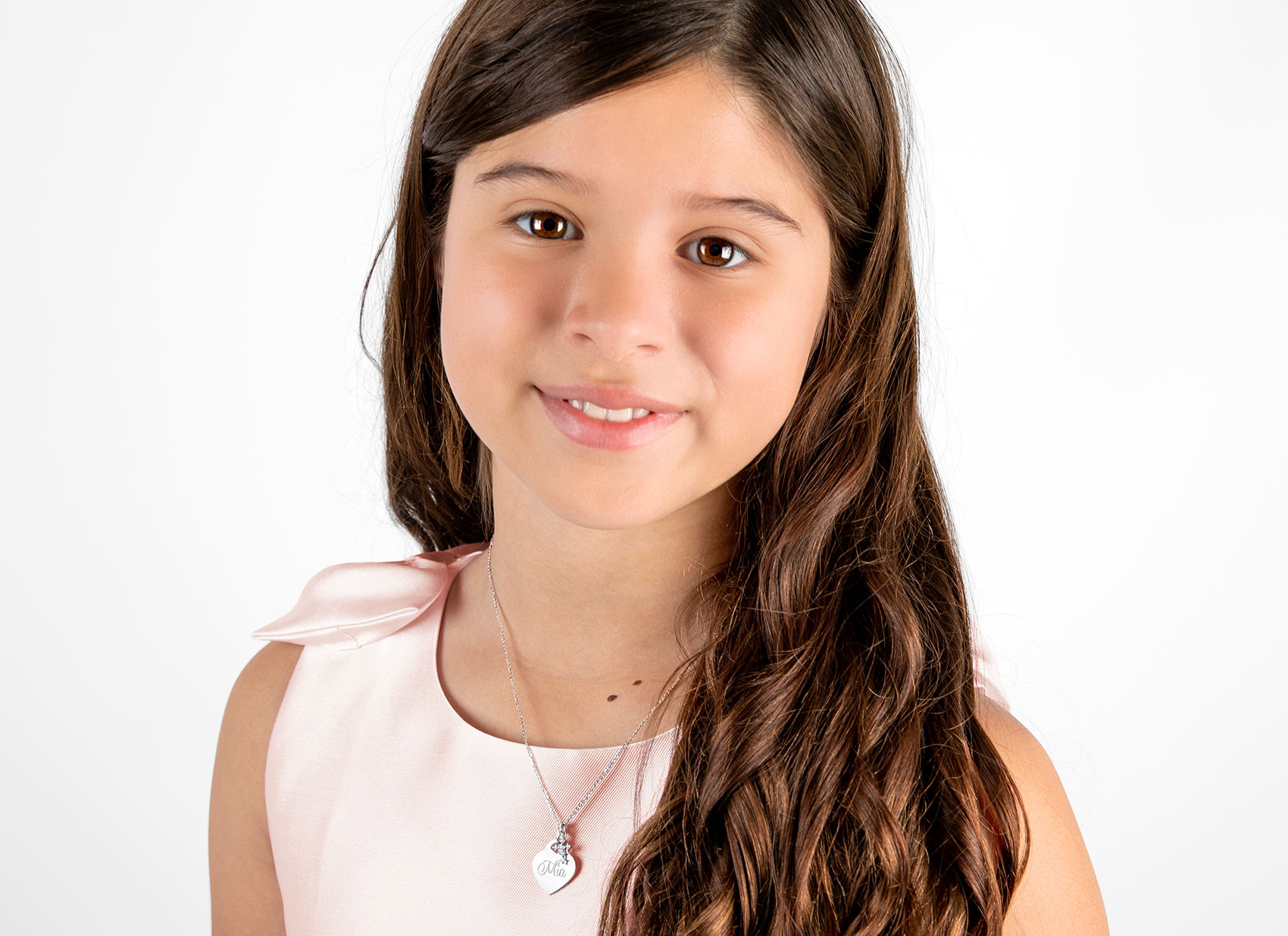 Example Necklace Shown on 9 Year Old Girl