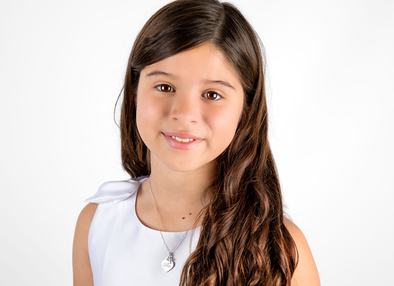 Example Necklace Shown on 9 Year Old Girl