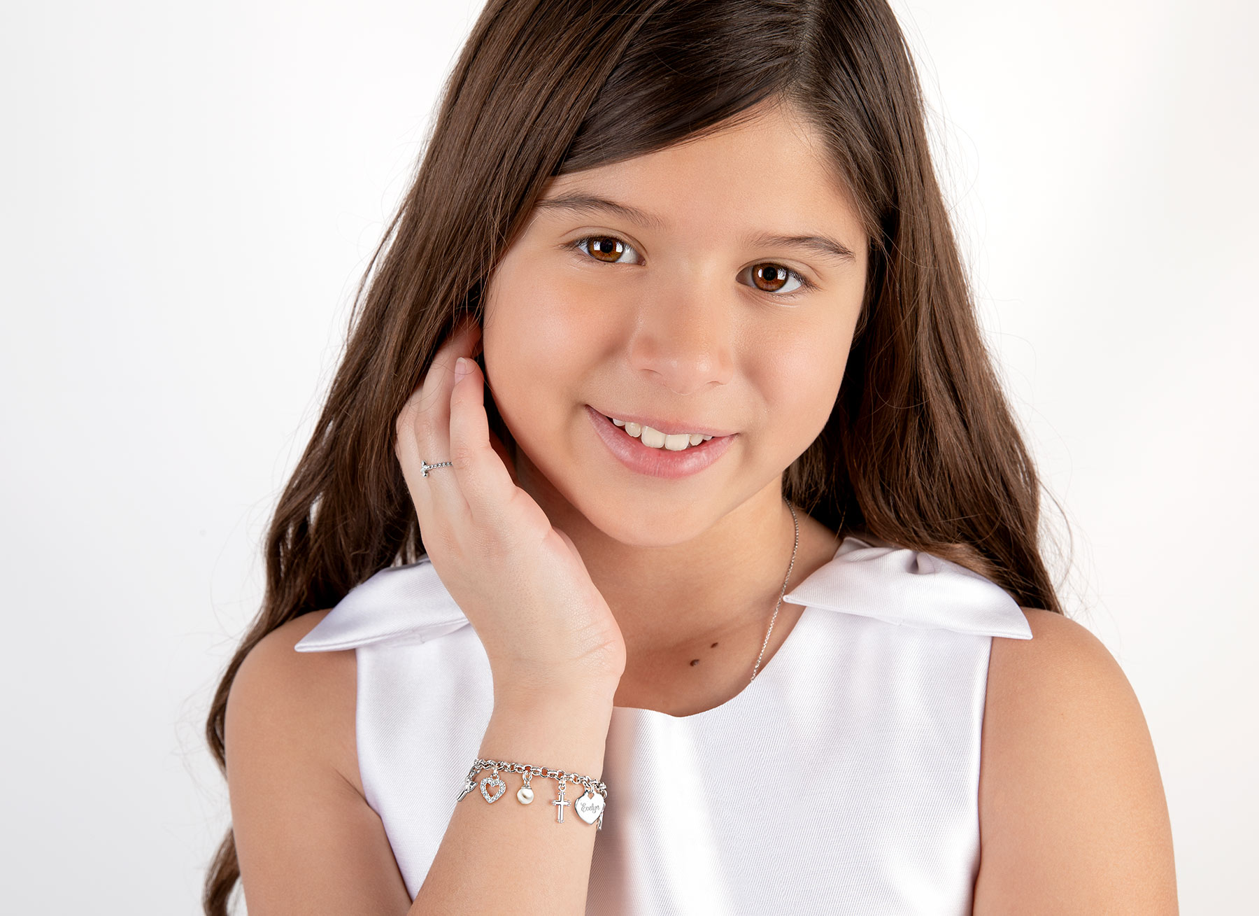 Example Bracelet Shown on 9 Year Old Girl