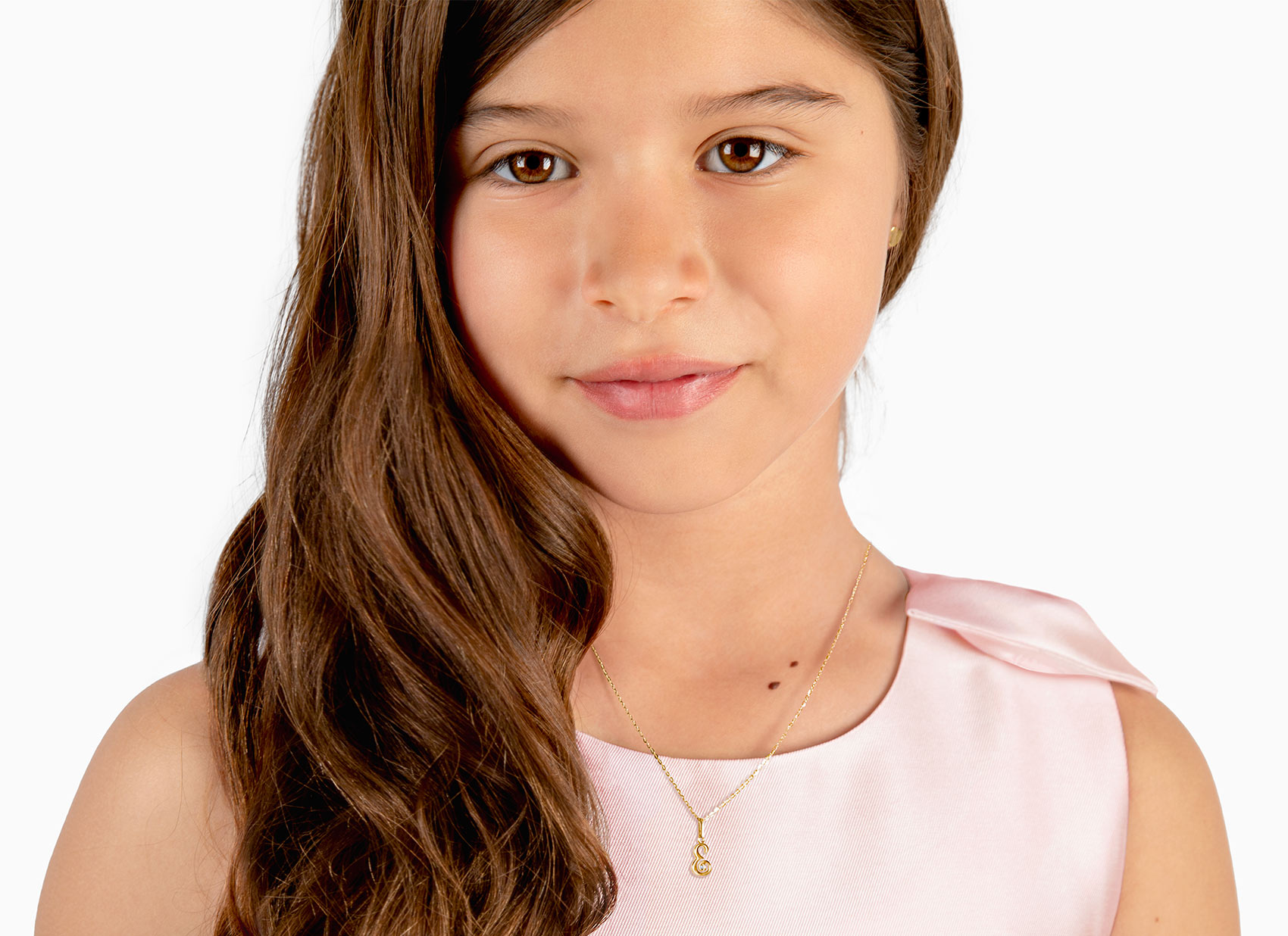 Necklace Shown on 9 Year Old Girl