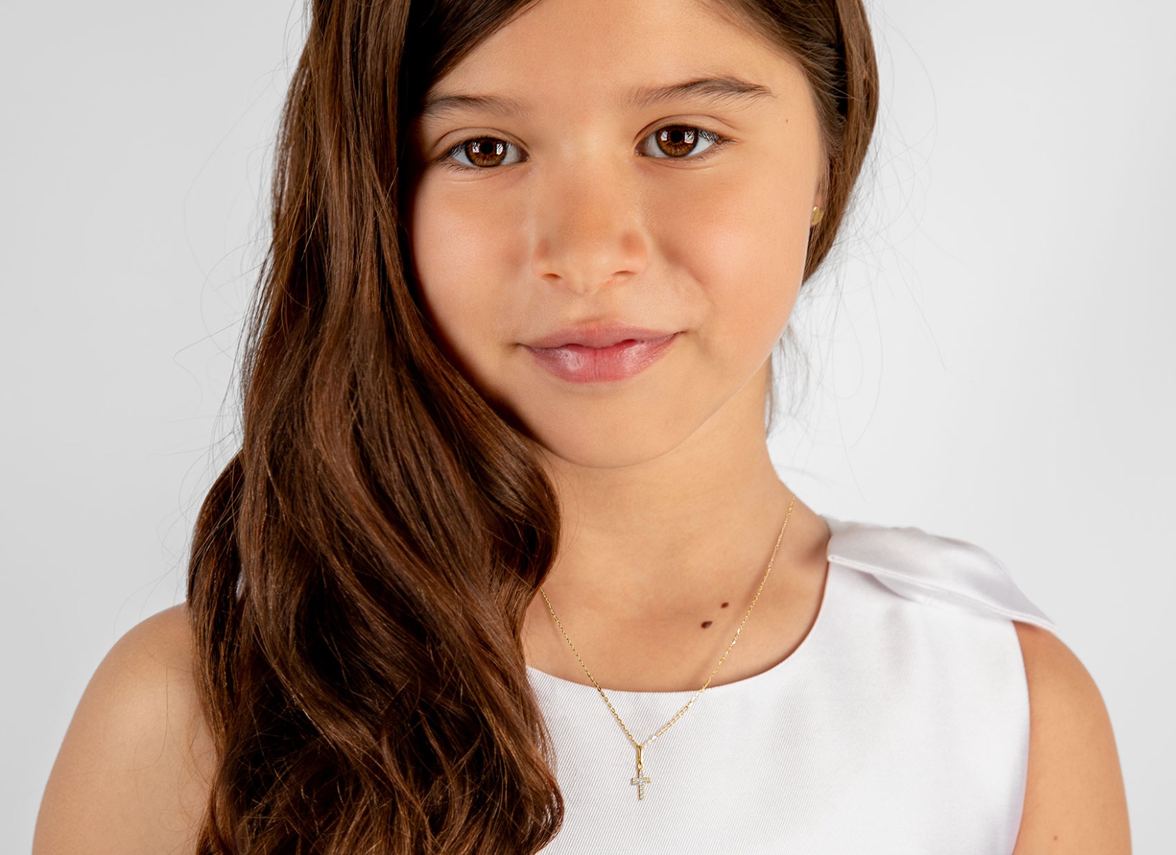 Necklace Shown on 9 Year Old Girl