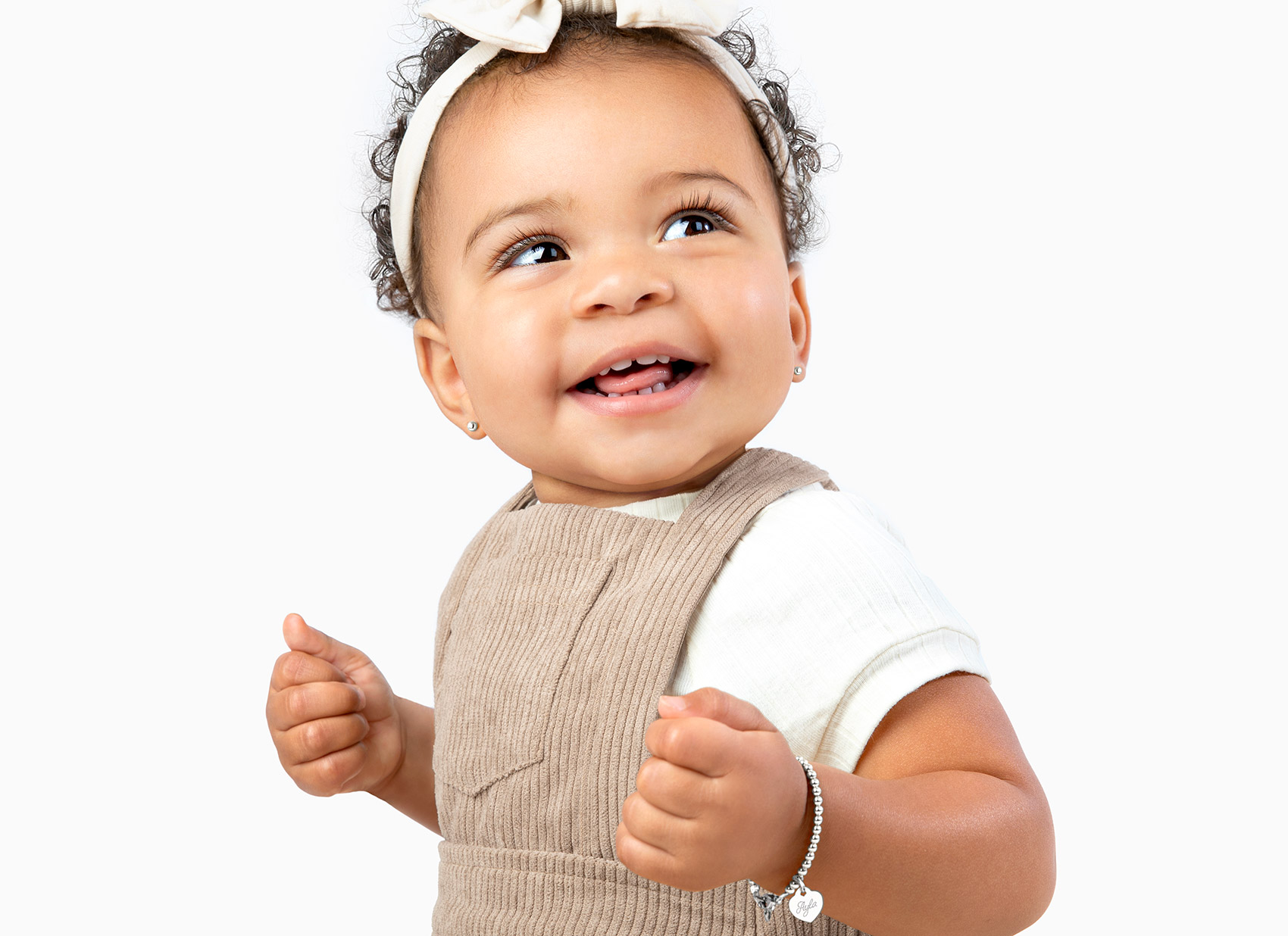 Example Bracelet Shown on 15 Month Old Girl<br /> 