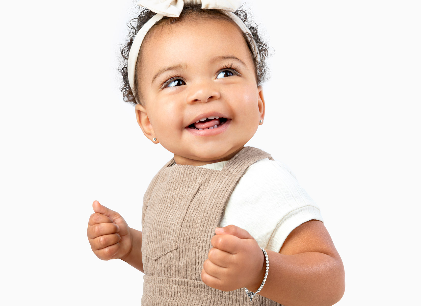 Example Bracelet Shown on 15 Month Old Girl<br />&nbsp;