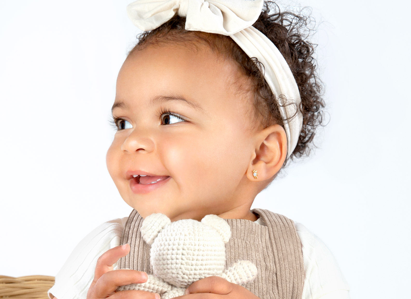 Earring Shown on 15 Month Old Girl