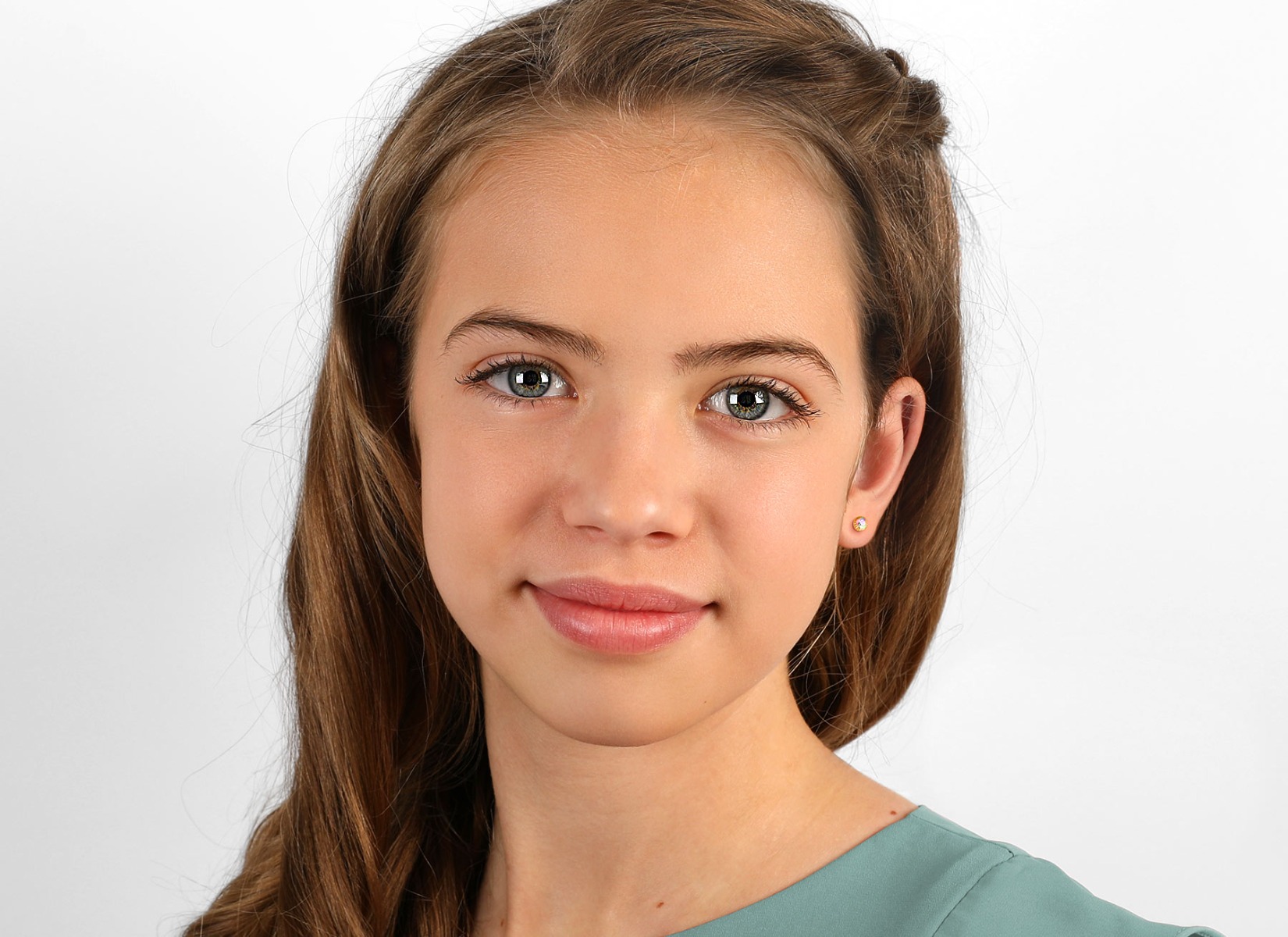 Earring Shown on 14 Year Old Girl