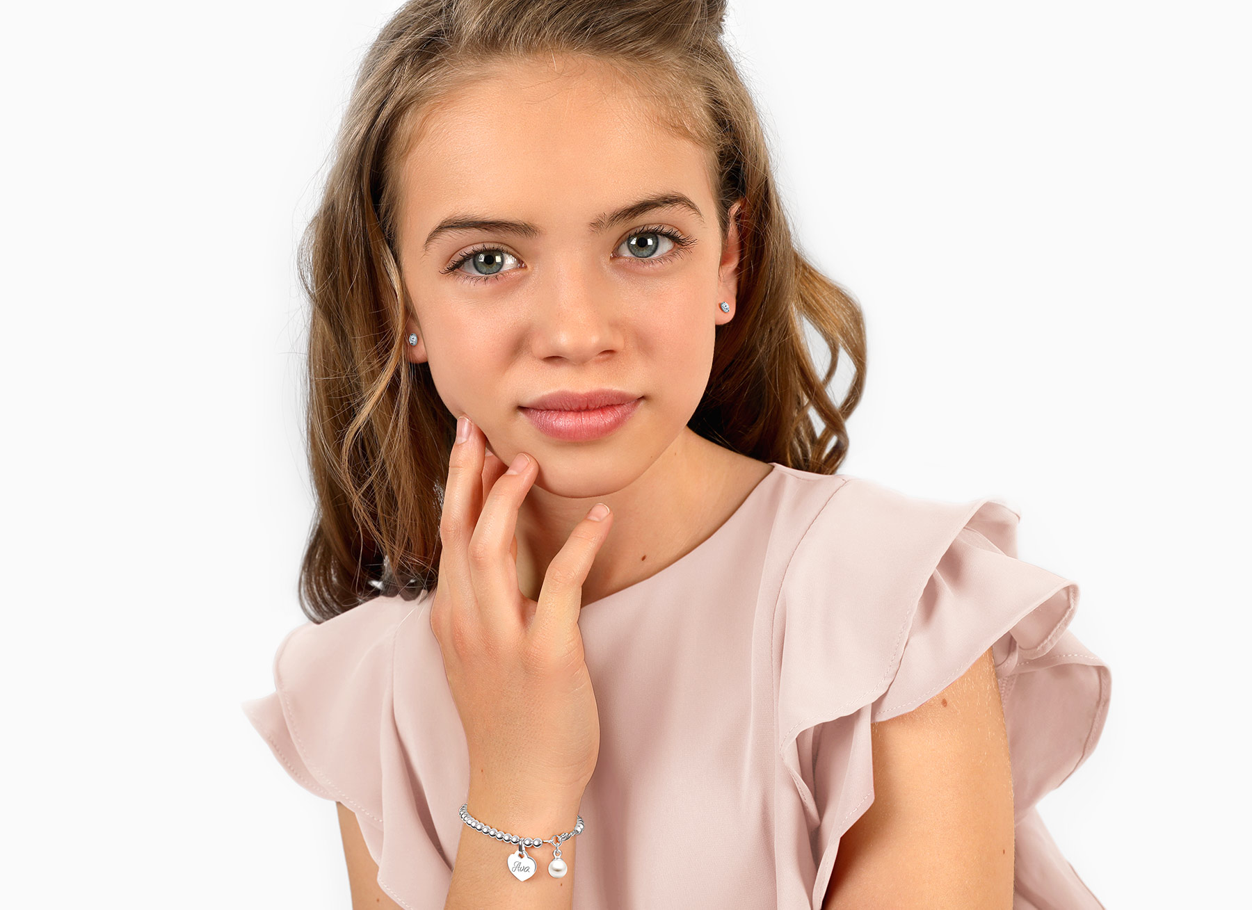 Example Bracelet Shown on 12 Year Old Girl