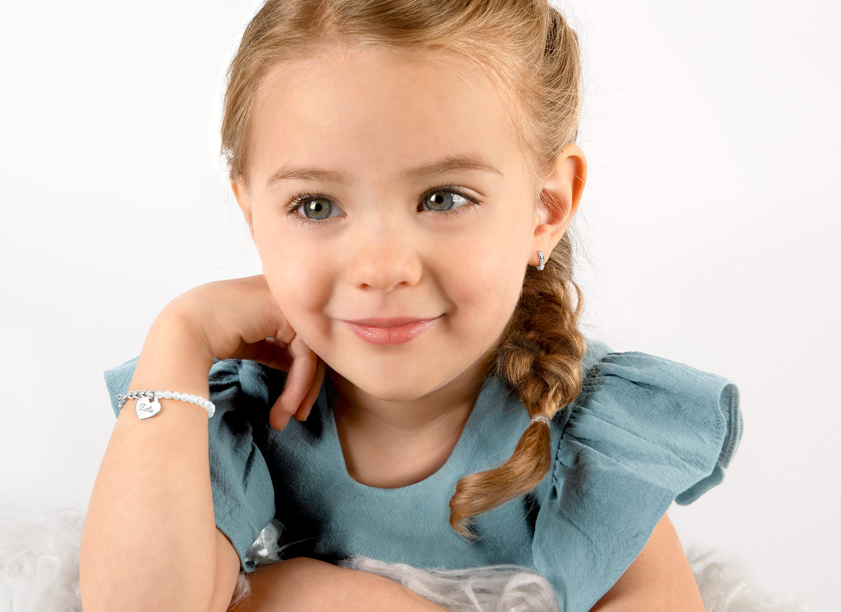 Example Bracelet Shown on 4 Year Old Model <br />&nbsp;