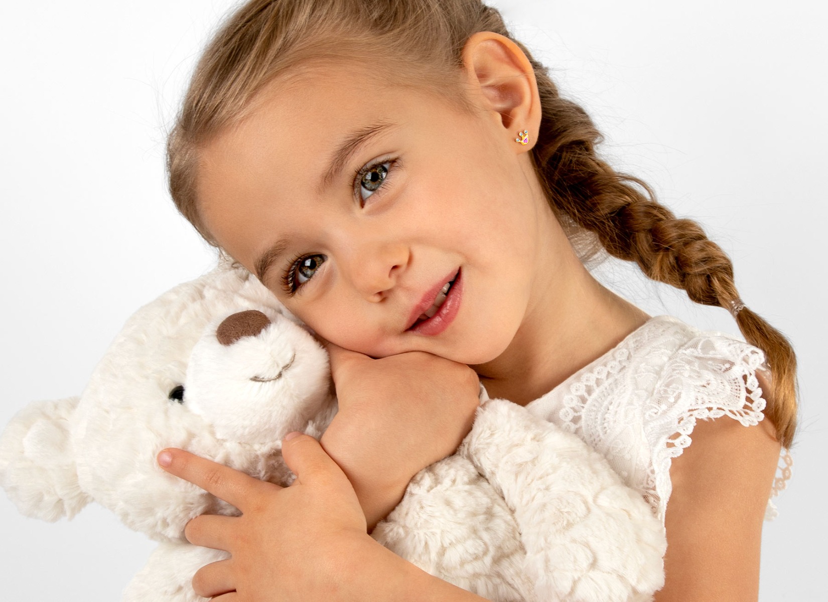 Earring Shown on 4 Year Old Girl