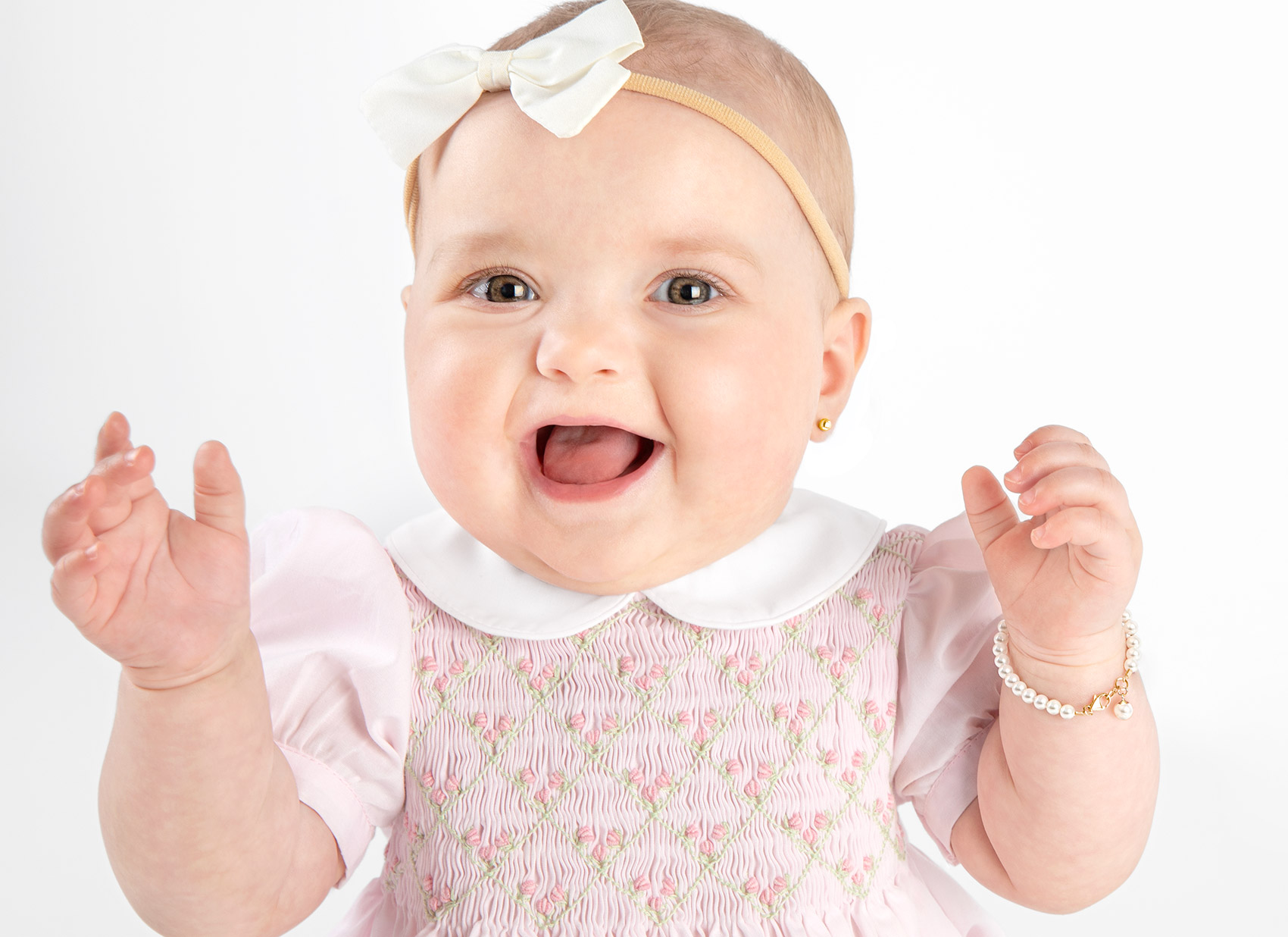 Bracelet Shown on 6 Month Old Girl