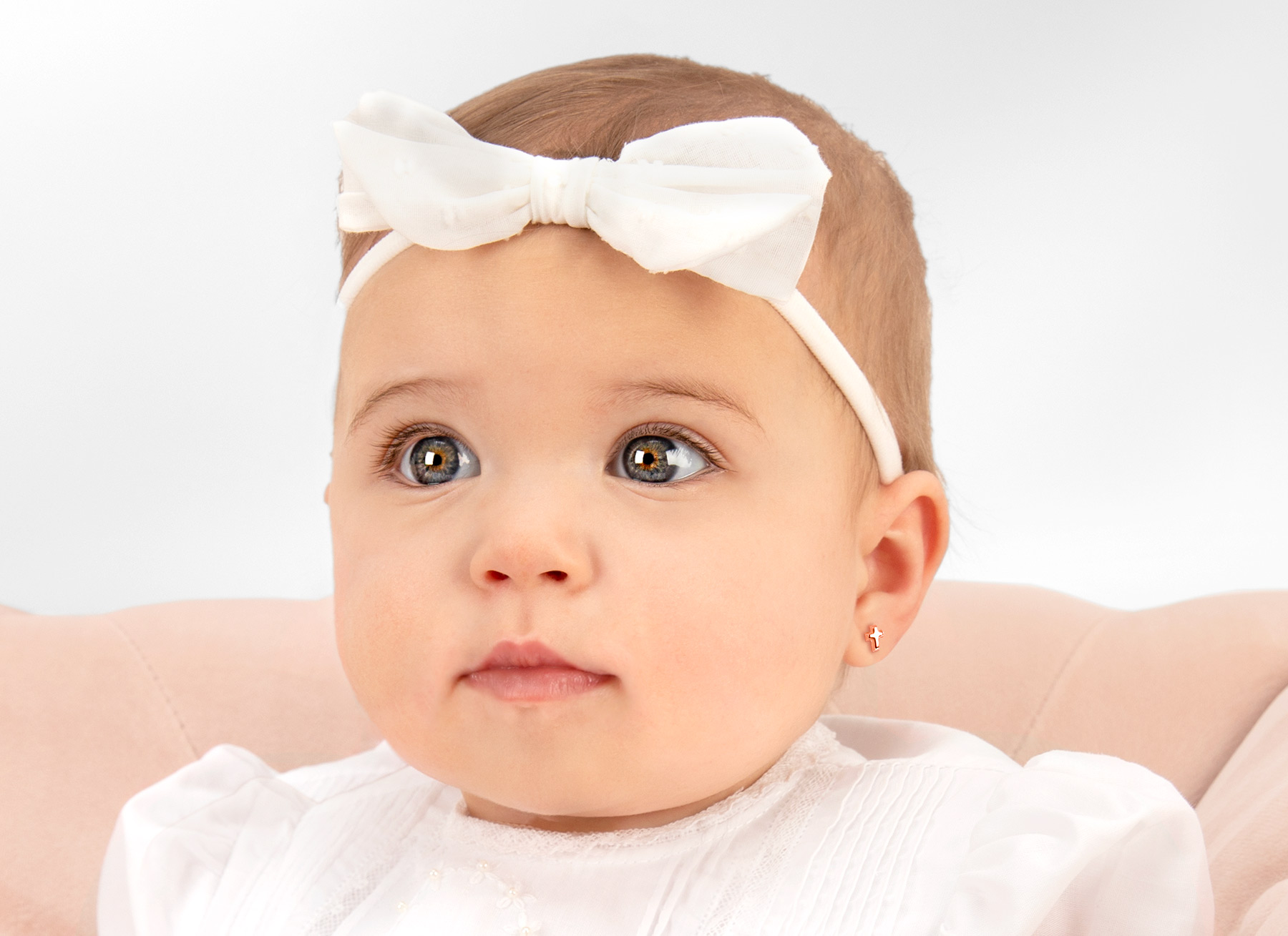 Earring Shown on Infant Girl