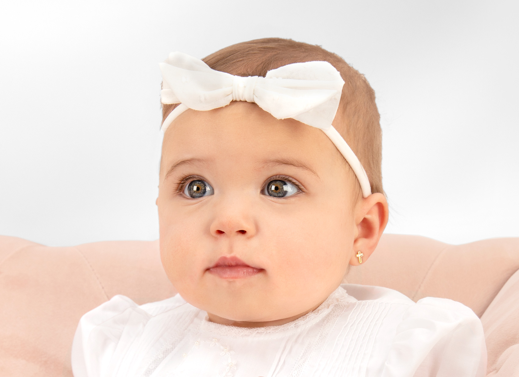 Earring Shown on Infant Girl