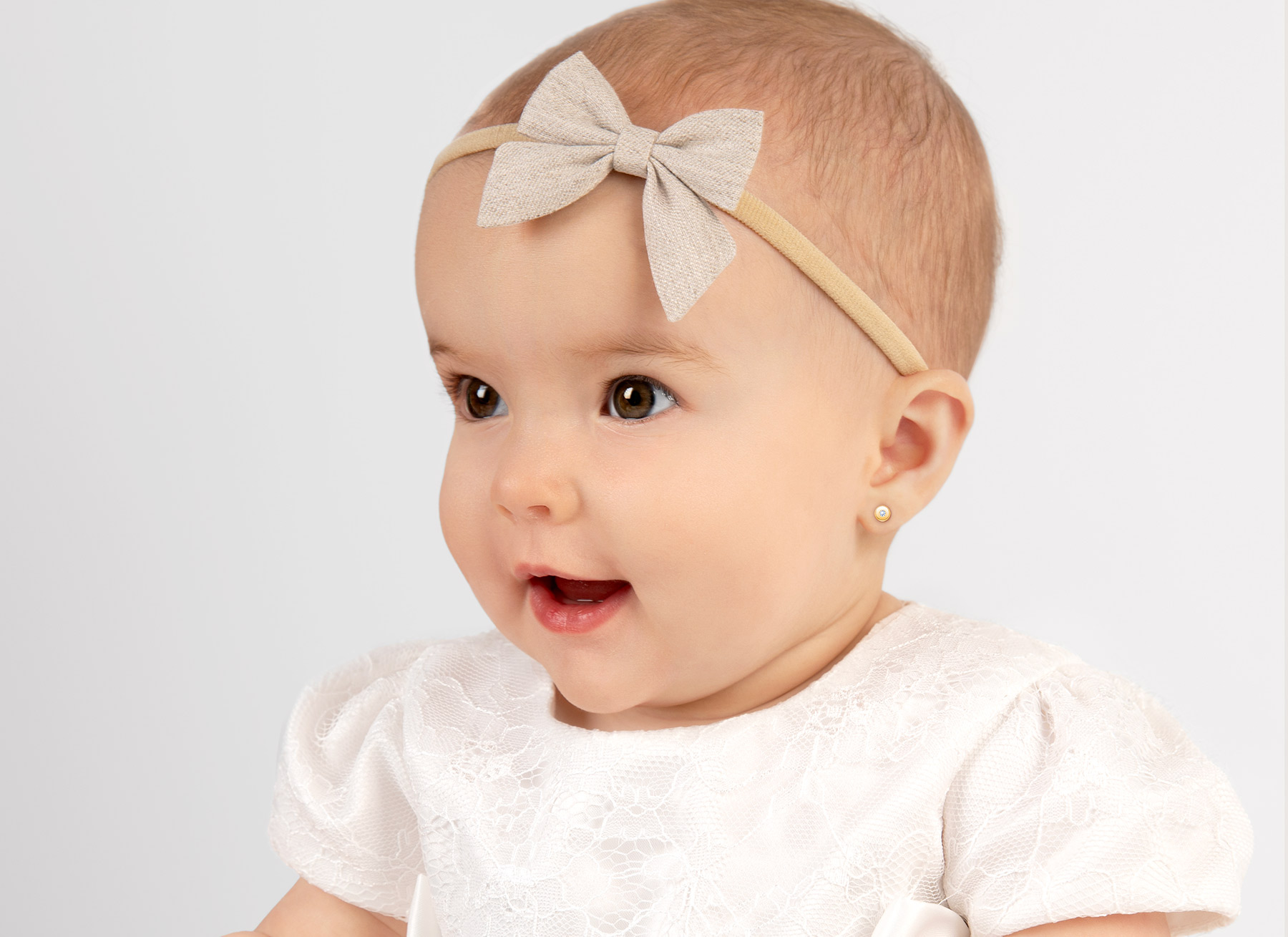 Earring Shown on Child Model