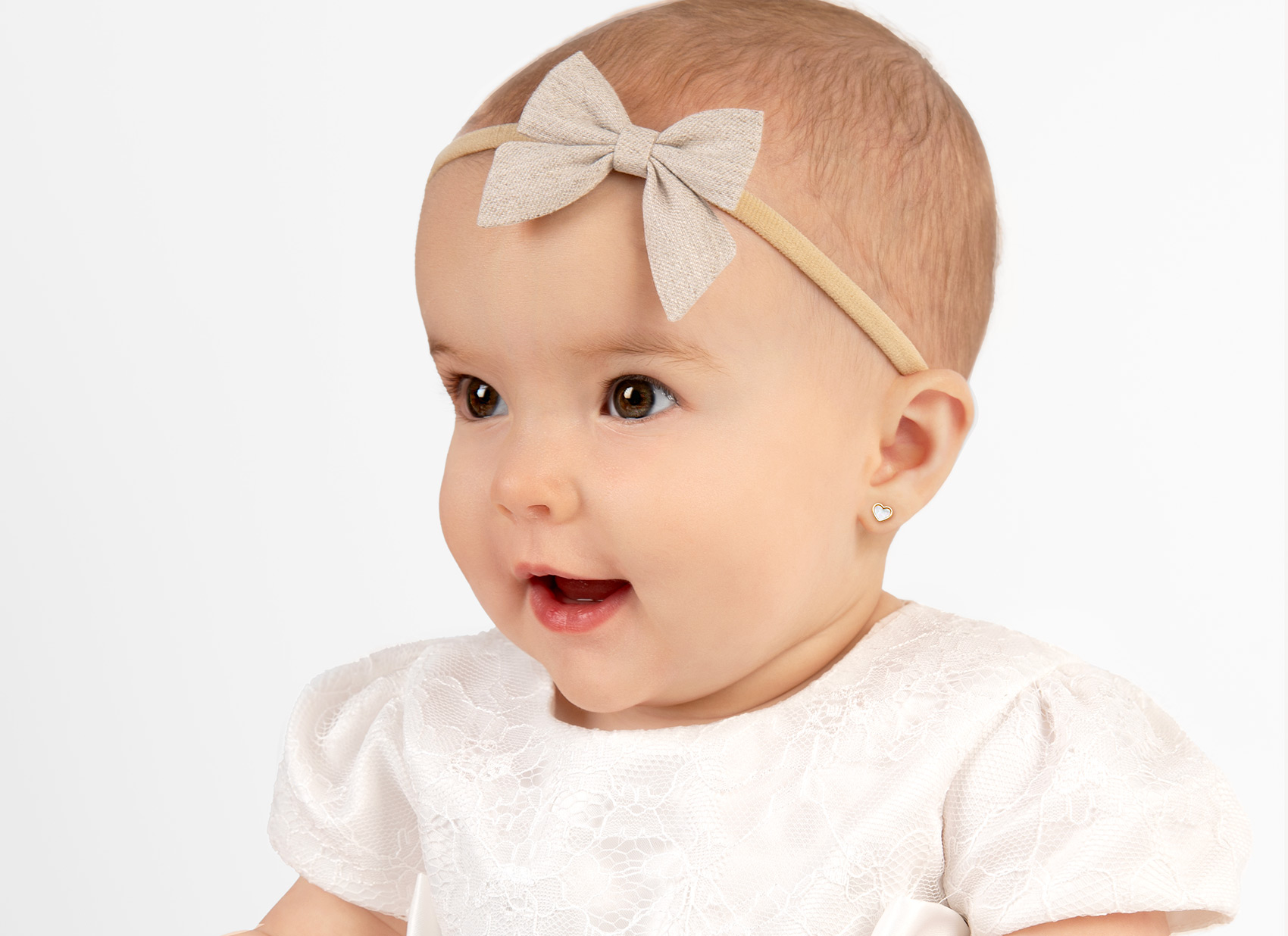 Earring Shown on 10 Month Old Girl