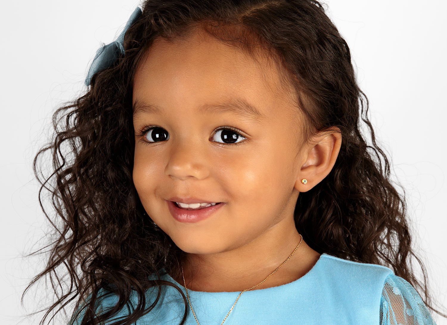 Earring Shown on 3 Year Old Girl