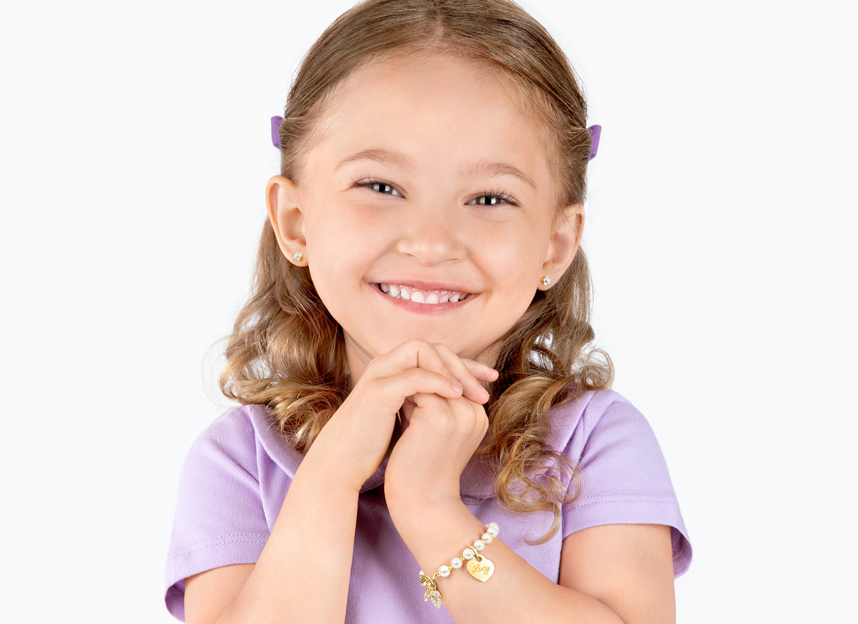 Earring Shown on 4 Year Old Girl