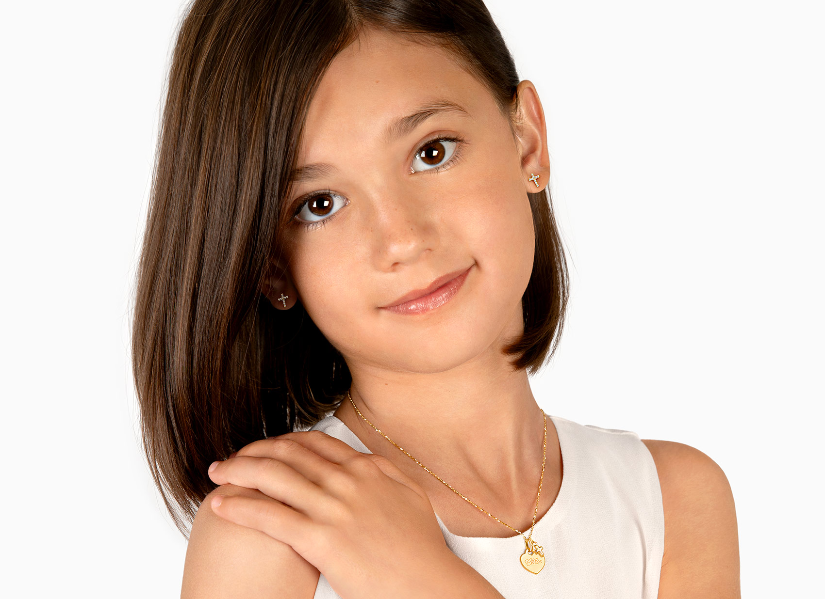 Example Necklace Shown on 9 Year Old Girl