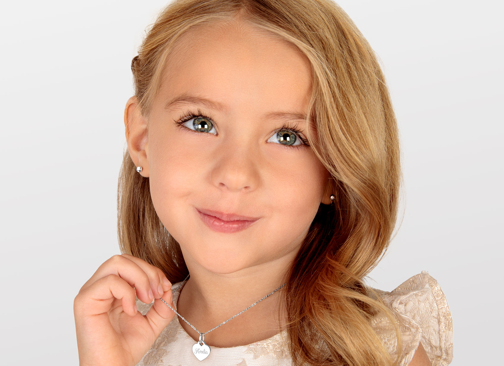 Earring Shown on 4 Year Old Girl