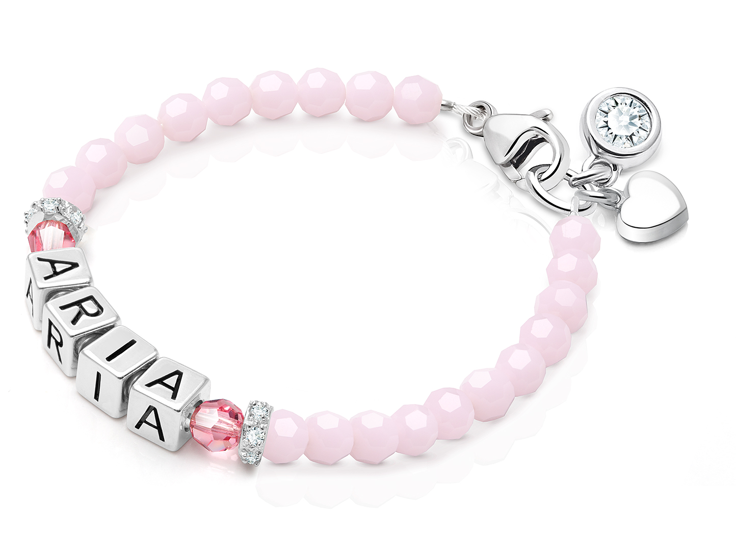 Birthstone & Heart Charms <u>NOT</u> Included<br />( add the charms your child would love )